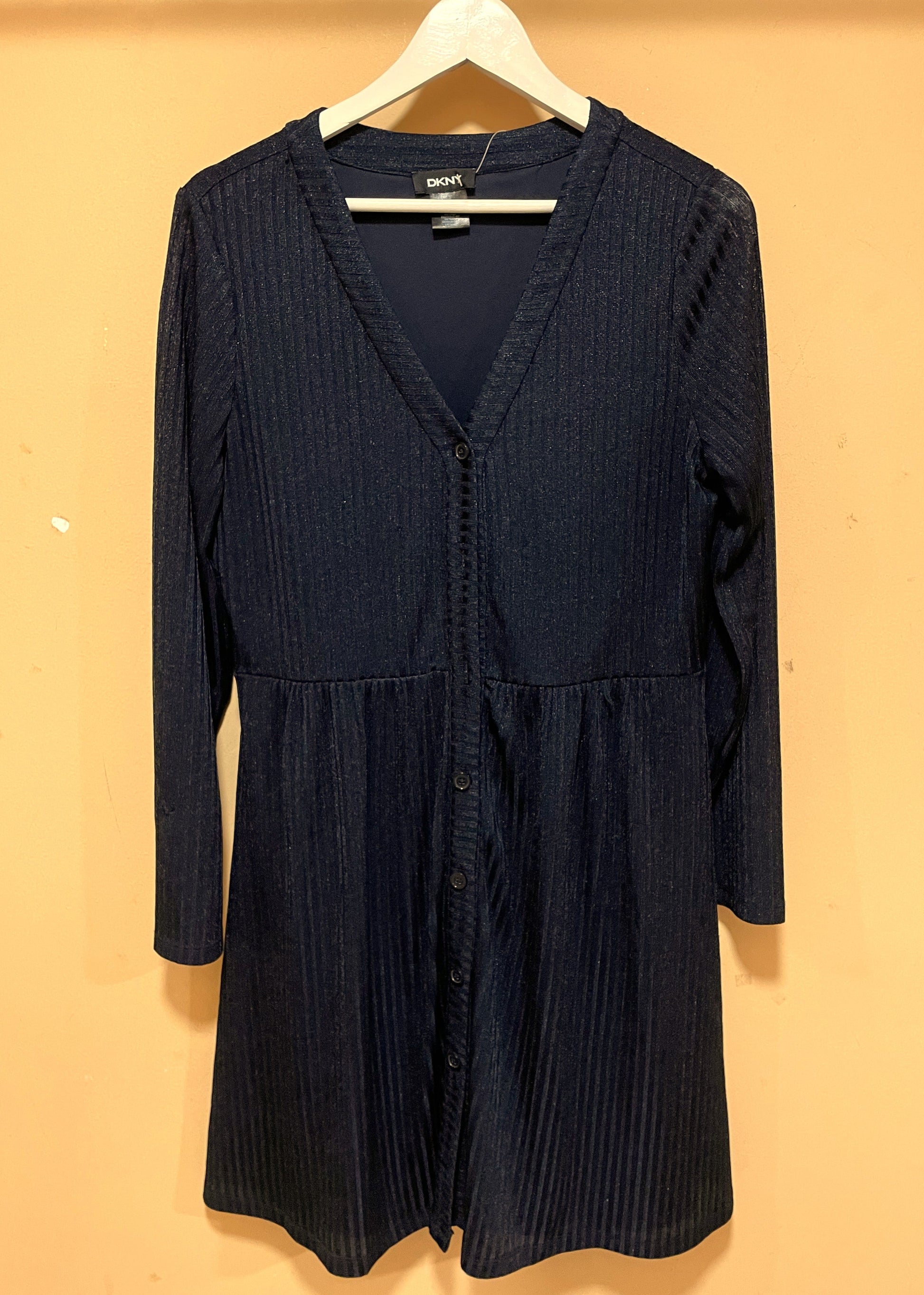 Lurex Φόρεμα DKNY σε Σκούρο Μπλε χρώμα