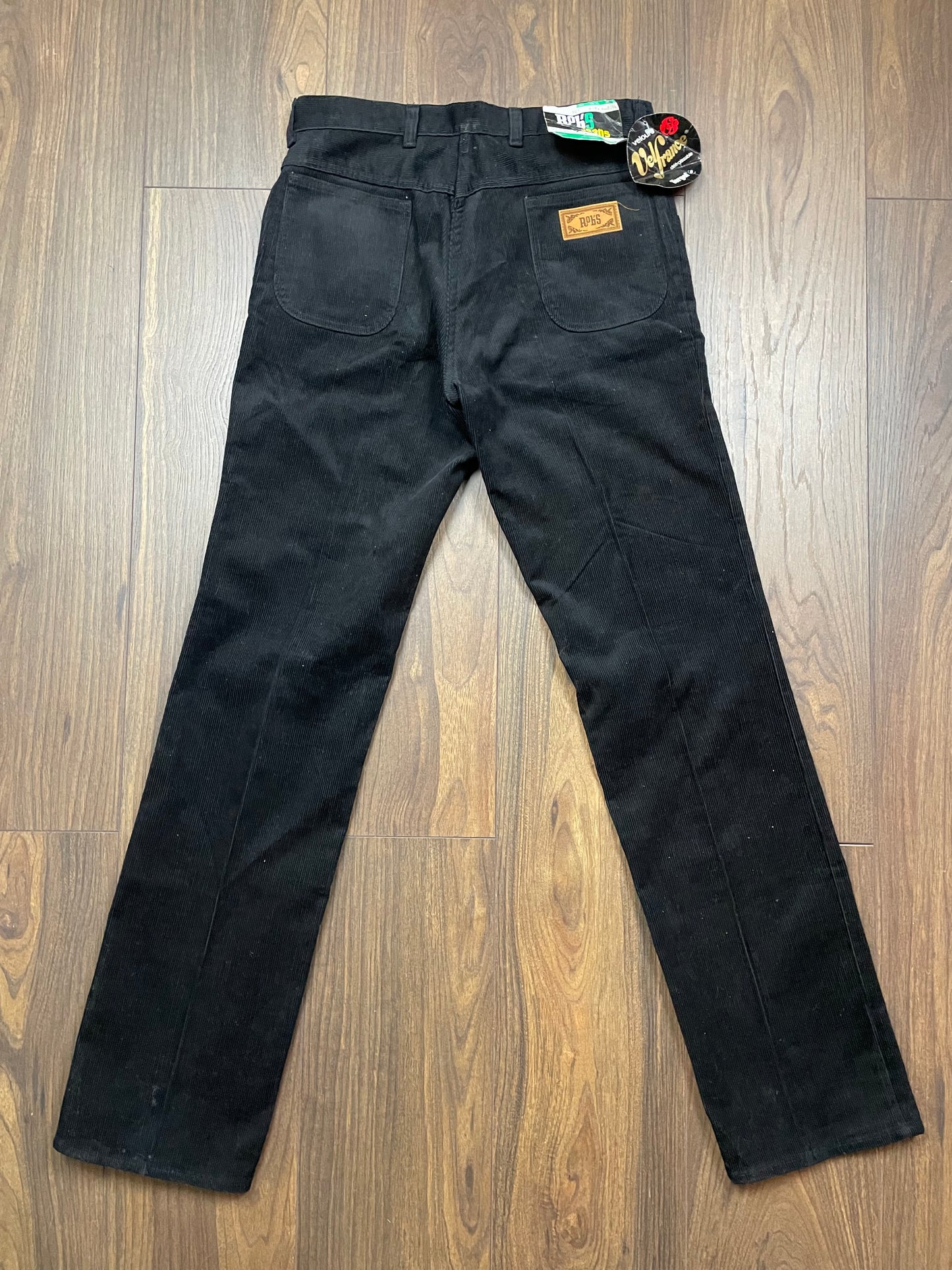 Stock, Κοτλέ Γυναικείο Παντελόνι ROB'S JEANS σε Μαύρο χρώμα (Medium)