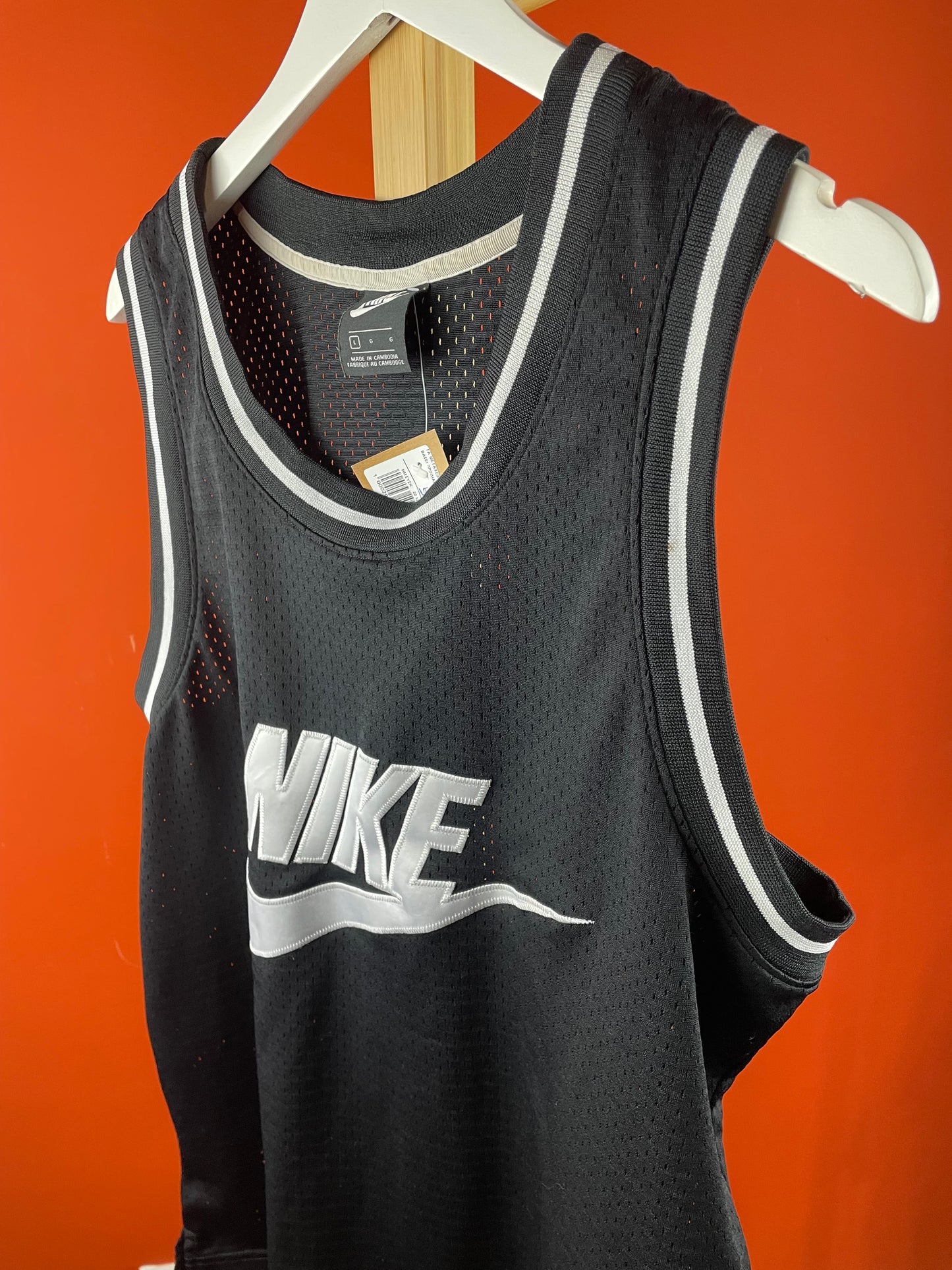 Σπορ Φανέλα NIKE σε Μαύρο χρώμα (Large)