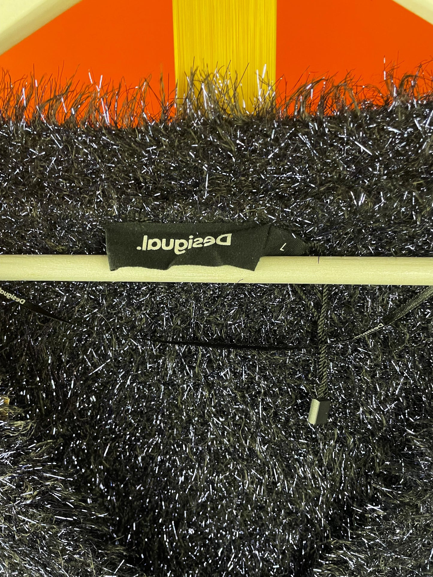 Stock, Γυναικεία, Πλεκτή ζακέτα DESIGUAL σε Σκούρο Μπλε χρώμα (Large)