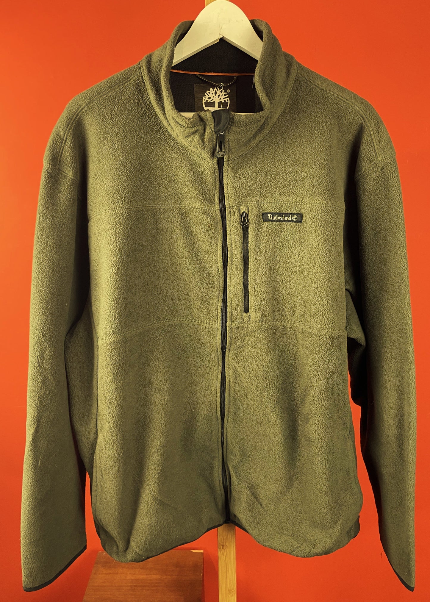 Ανδρική Φλις Ζακέτα TIMBERLAND σε Χακί χρώμα (XL)