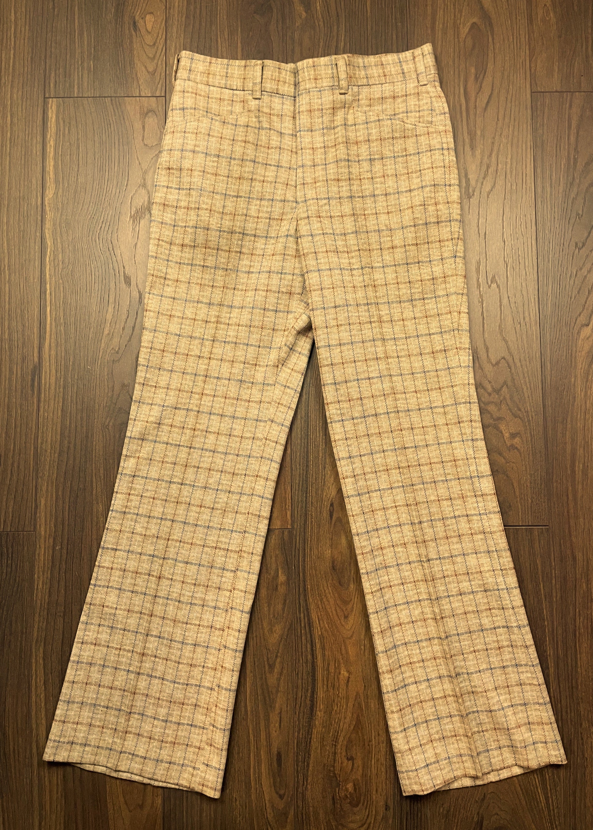 UNIQUE ITEM: Vintage, Ανδρικό, Κλασικό Παντελόνι KINGS ROAD σε Καφέ / Μπεζ χρώμα (Medium)