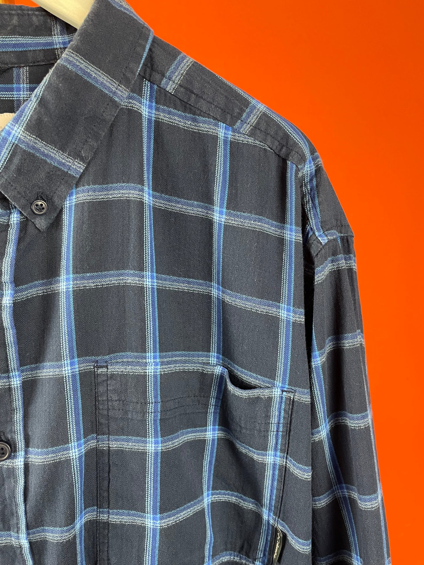 Καρό Ανδρικό Πουκάμισο COLUMBIA σε Σκούρο Μπλε χρώμα (2XL)