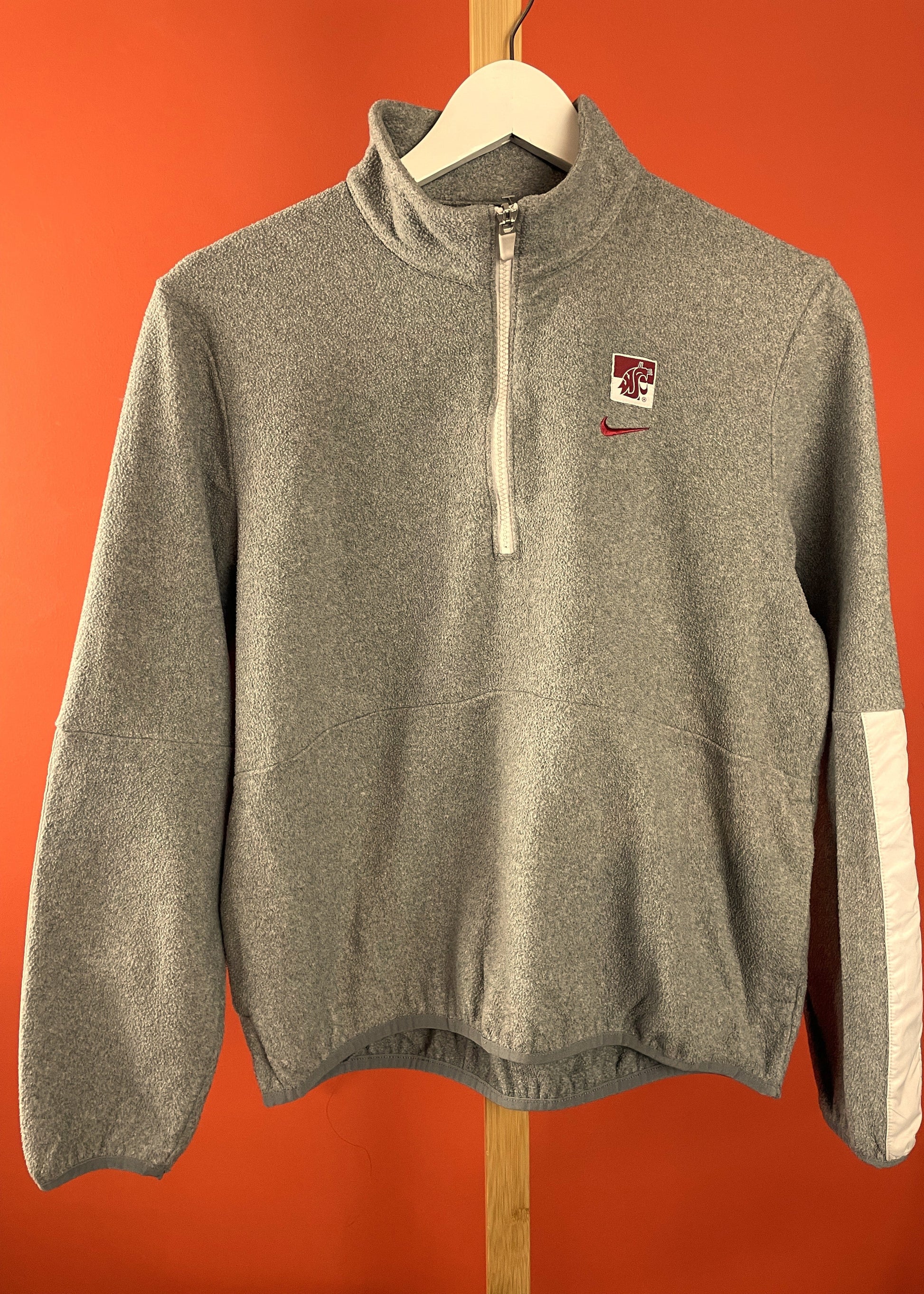 Γυναικεία Φλις Μπλούζα NIKE σε Γκρι χρώμα (Medium)
