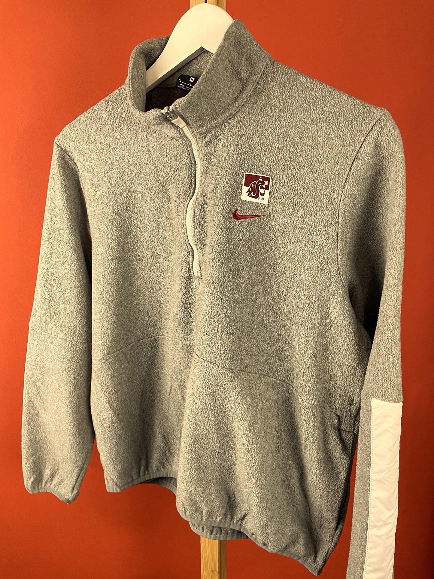 Γυναικεία Φλις Μπλούζα NIKE σε Γκρι χρώμα (Medium)
