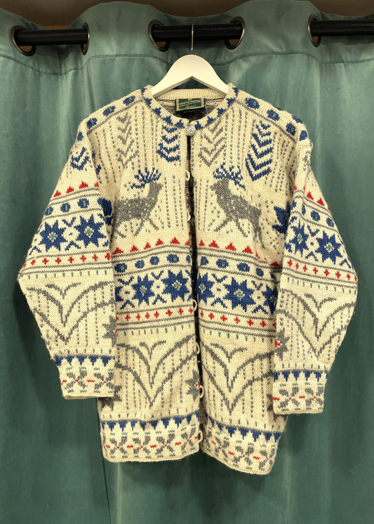 Vintage, Μάλλινη Γυναικεία DALE OF NORWAY σε Ζαχαρί χρώμα (Άνετο S)