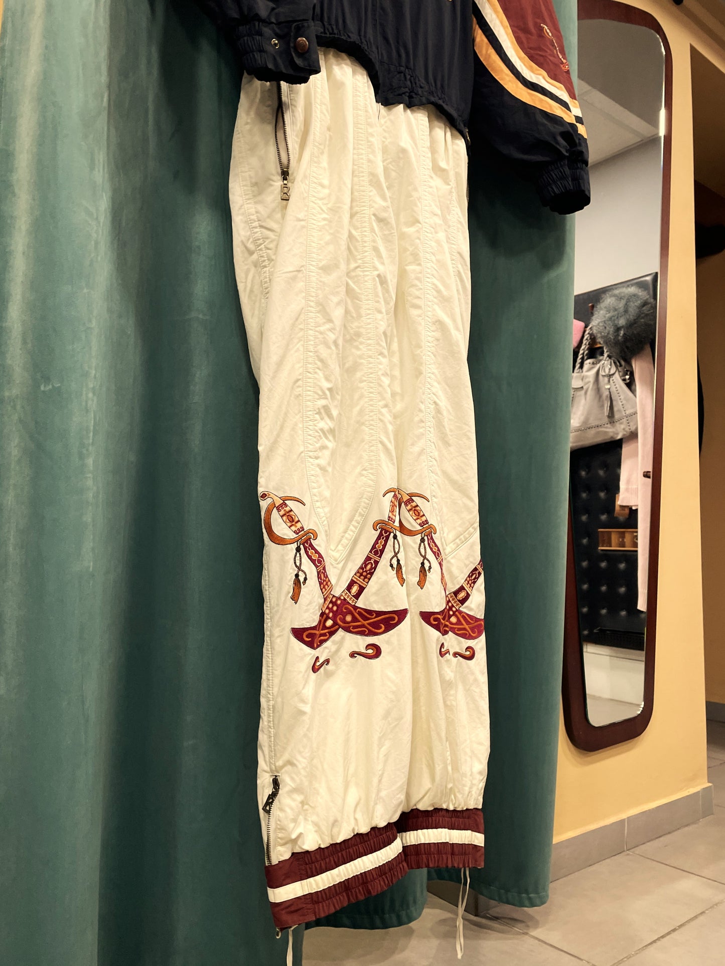 UNIQUE ITEM : Vintage, Ανδρική Φόρμα του Σκι BOGNER σε Μελιτζανί / Μουσταρδί Χρώμα (Large - No 42 (USA))