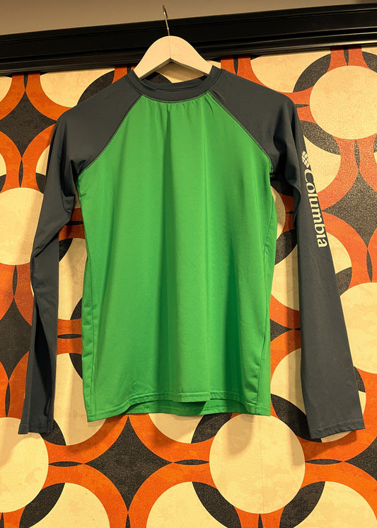 Γυναικεία Αθλητική Μπλούζα COLUMBIA Sun Protection σε Πράσινο - Γκρι χρώμα (Εφαρμοστό L - Άνετο M)