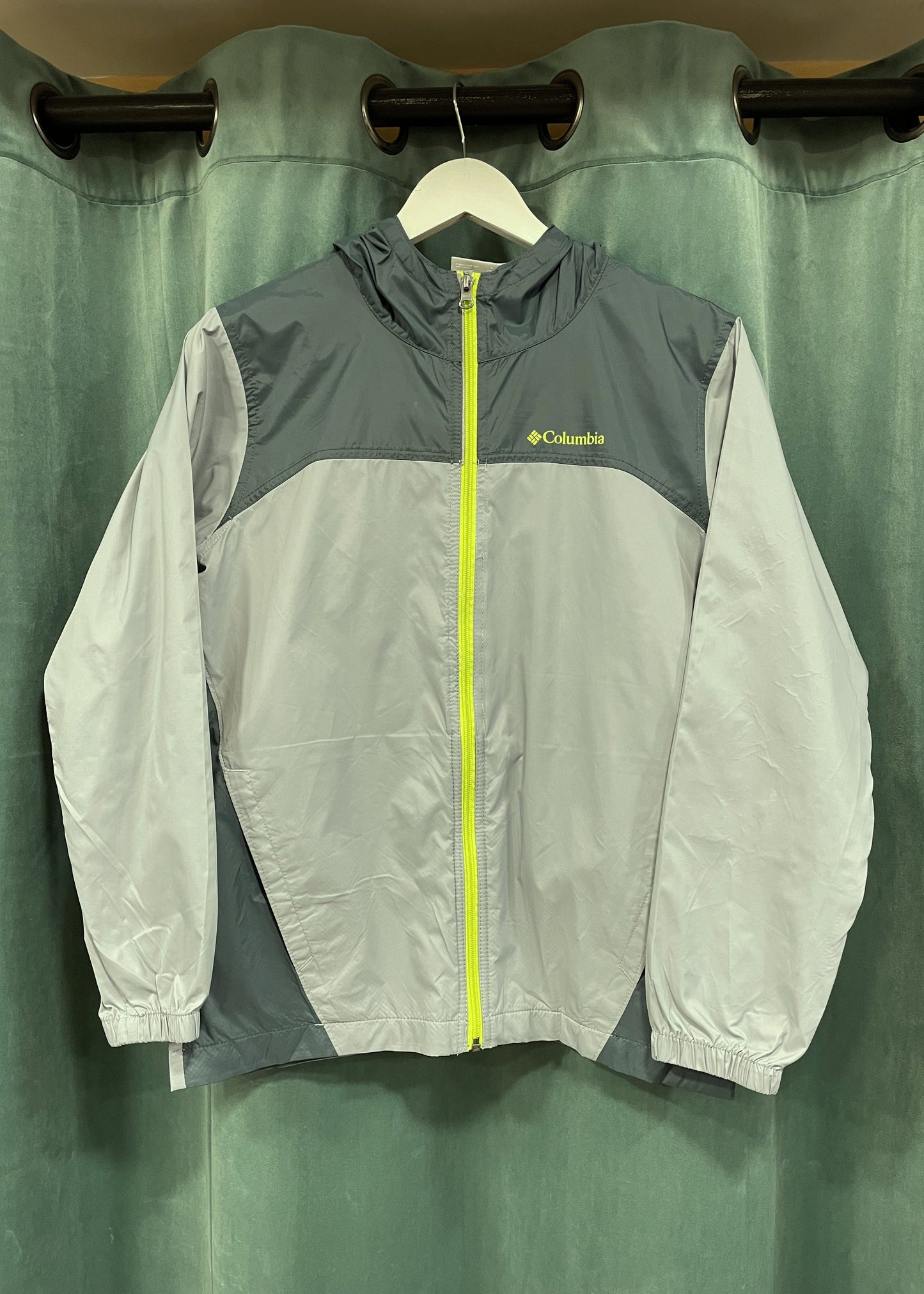 Γυναικείο, Αθλητικό Αντιανεμικό Τζάκετ COLUMBIA σε Μαύρο Γκρι - Πετρόλ χρώμα (S/M)