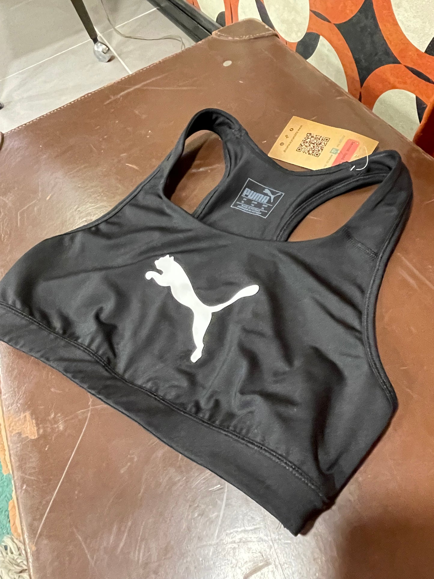 Γυναικείο Αθλητικό Μπουστάκι PUMA σε Μαύρο χρώμα (Medium)