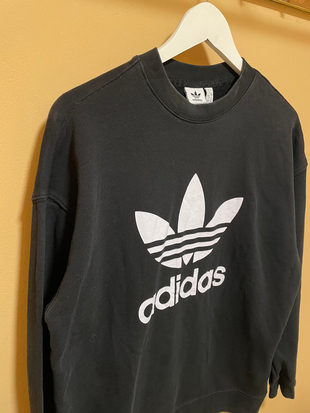 Γυναικεία Φούτερ Μπλούζα ADIDAS σε Μαύρο χρώμα (M/L)