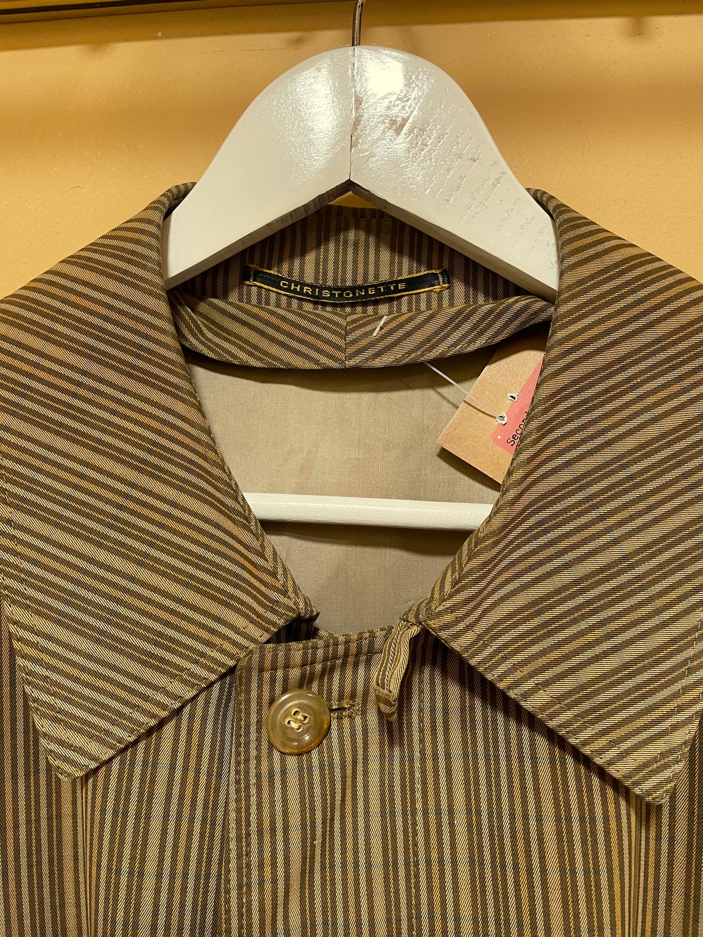 Vintage Ανδρική Καμπαρντίνα CHRISTONETTE σε Καφέ Χρώματα (XL)