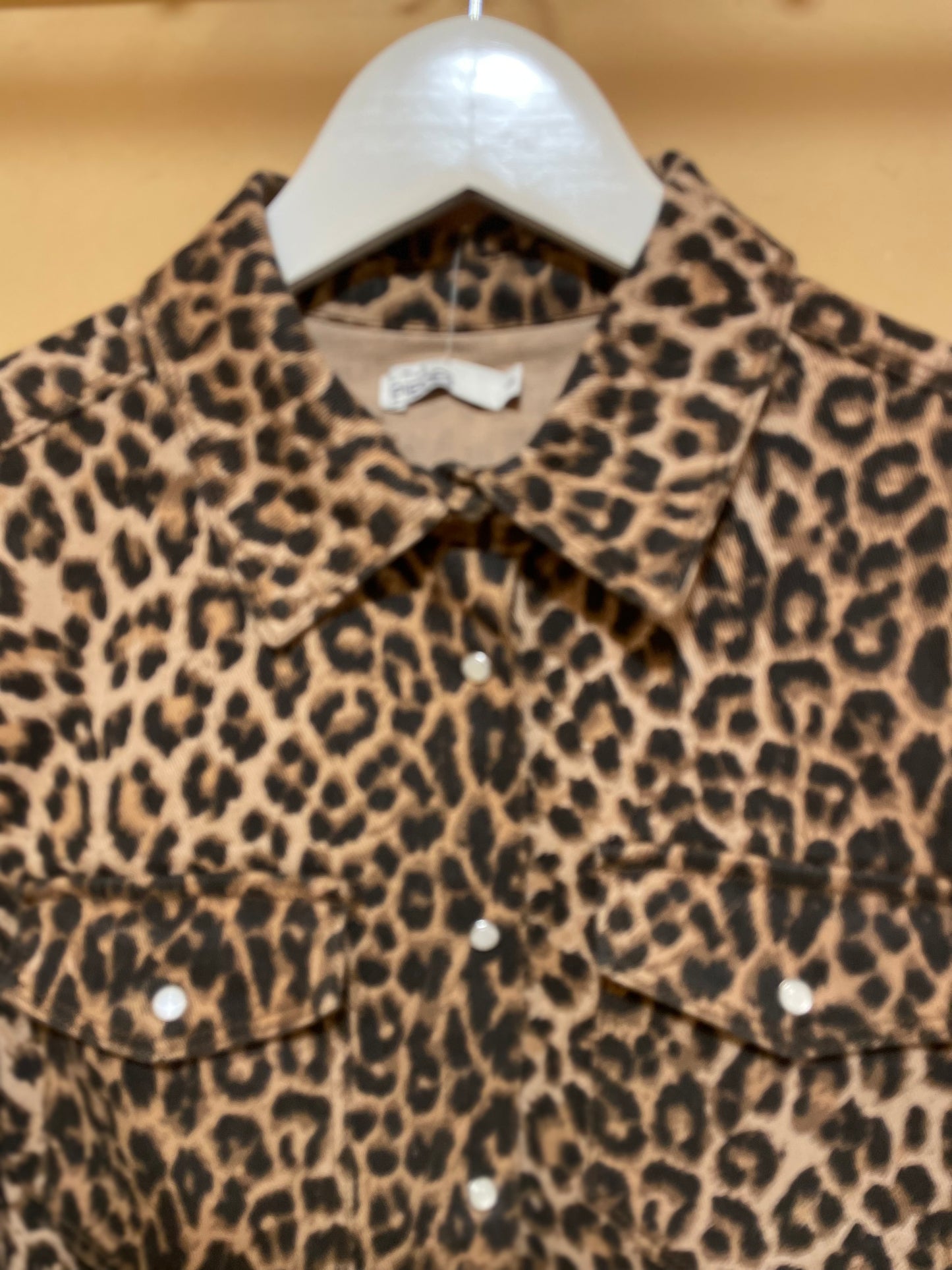 Animal Print Τζάκετ LITTLE PIECES σε Καφέ χρώμα (XS/S)