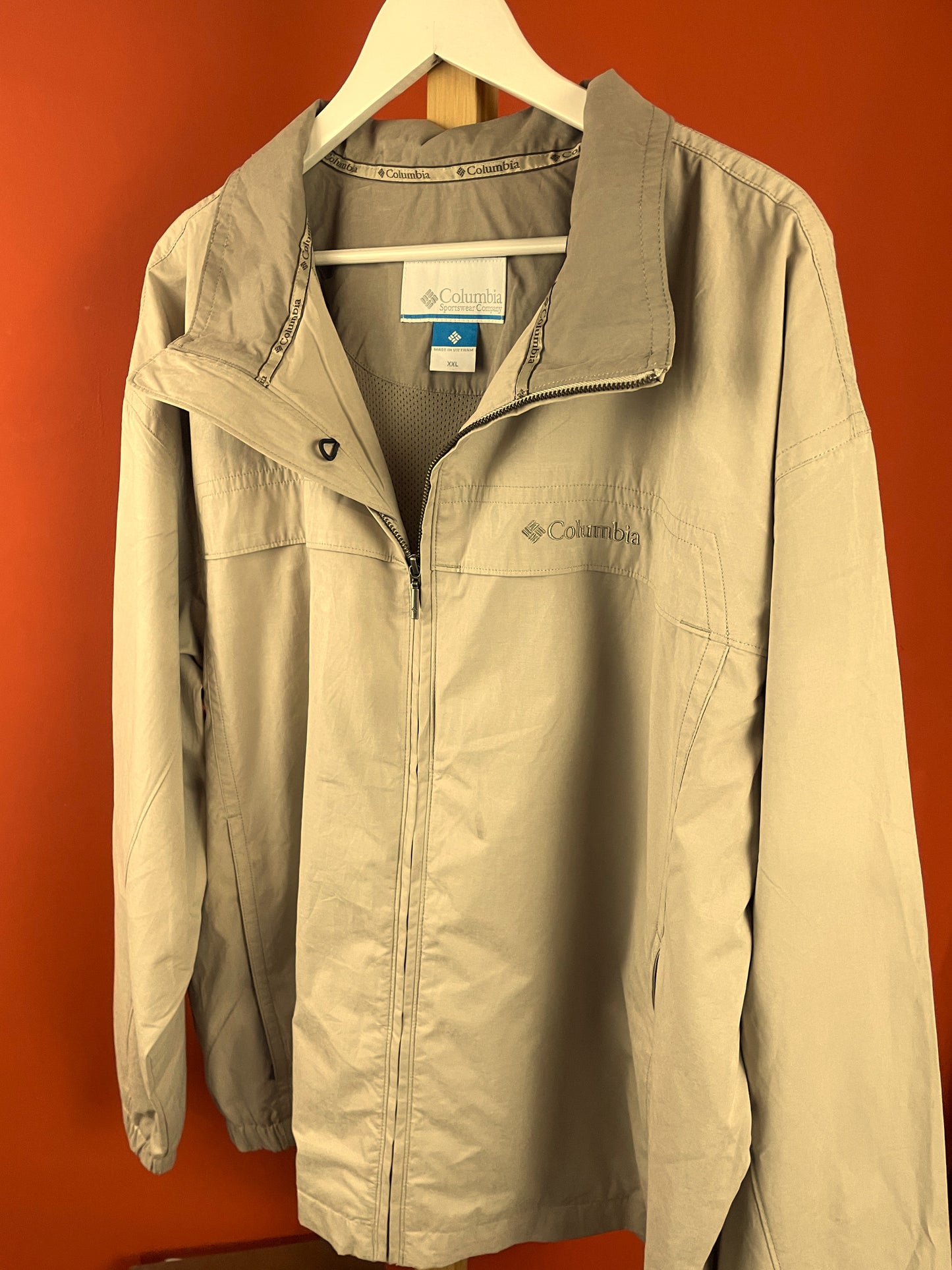 Σπορ Ανδρικό Τζάκετ COLUMBIA σε Nude χρώμα (Άνετο 2XL)