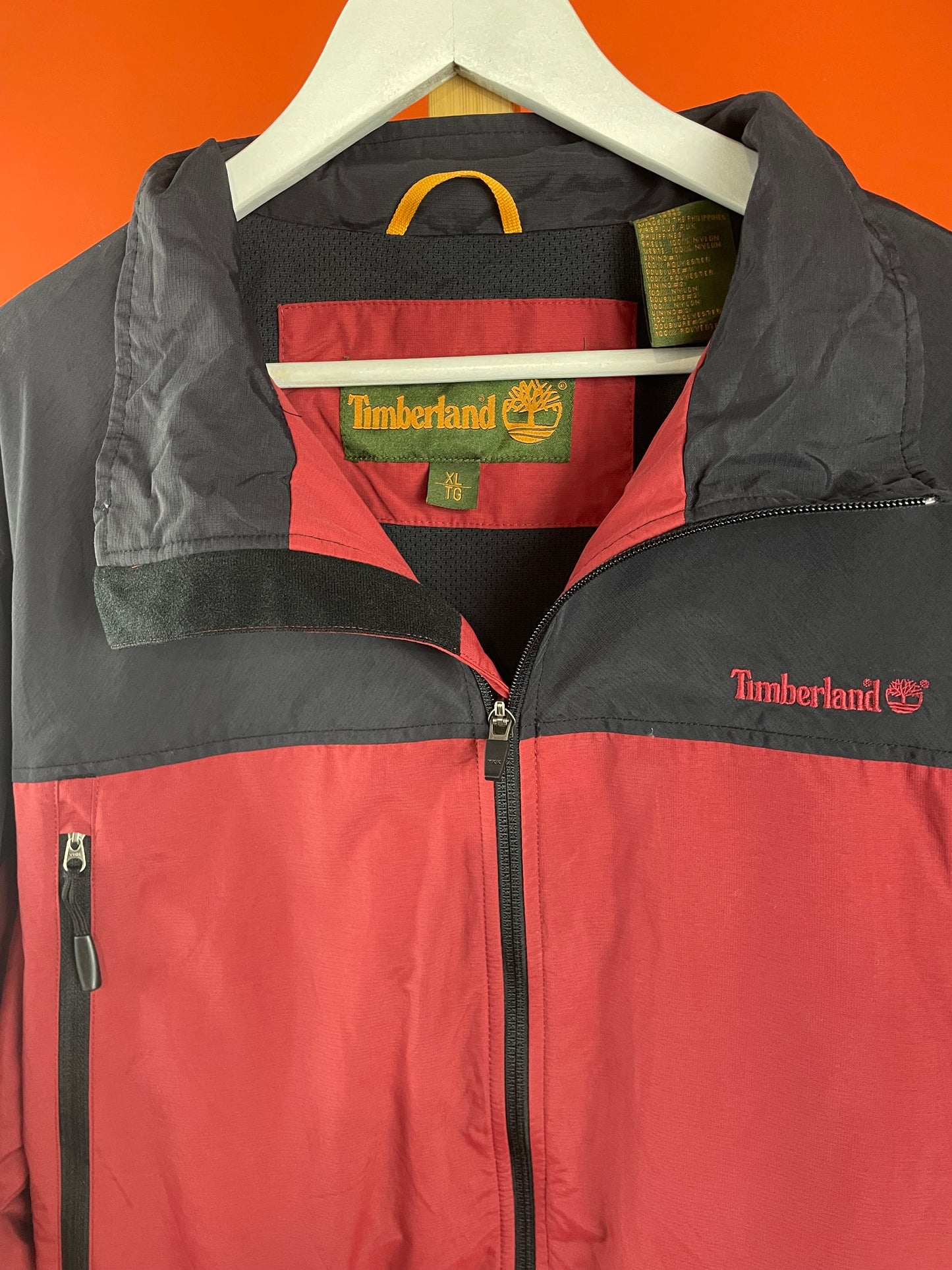 Ανδρικό, Σπορ Μπουφάν TIMBERLAND σε Μαύρο - Κεραμιδί Χρώμα (XL)