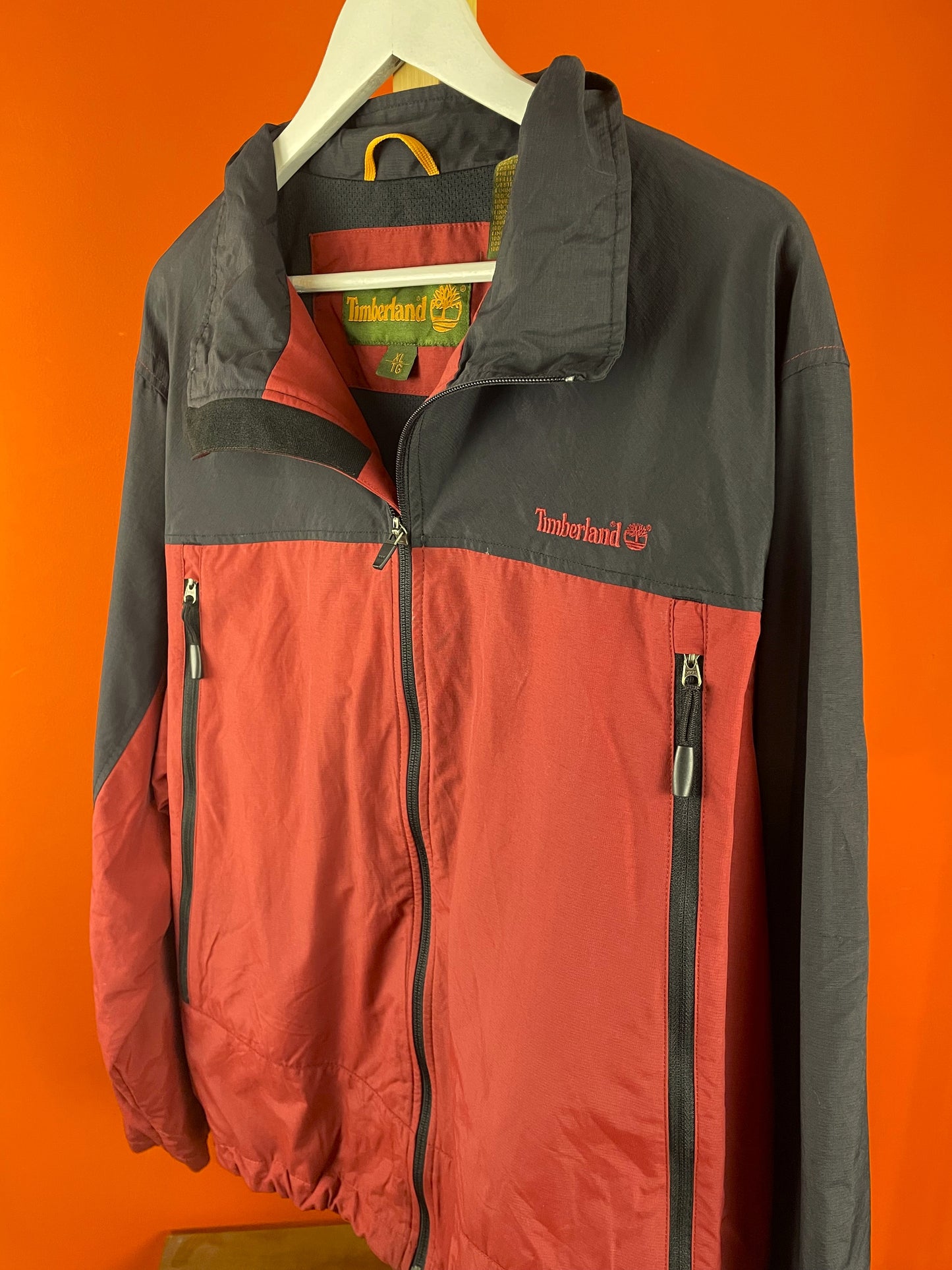 Ανδρικό, Σπορ Μπουφάν TIMBERLAND σε Μαύρο - Κεραμιδί Χρώμα (XL)