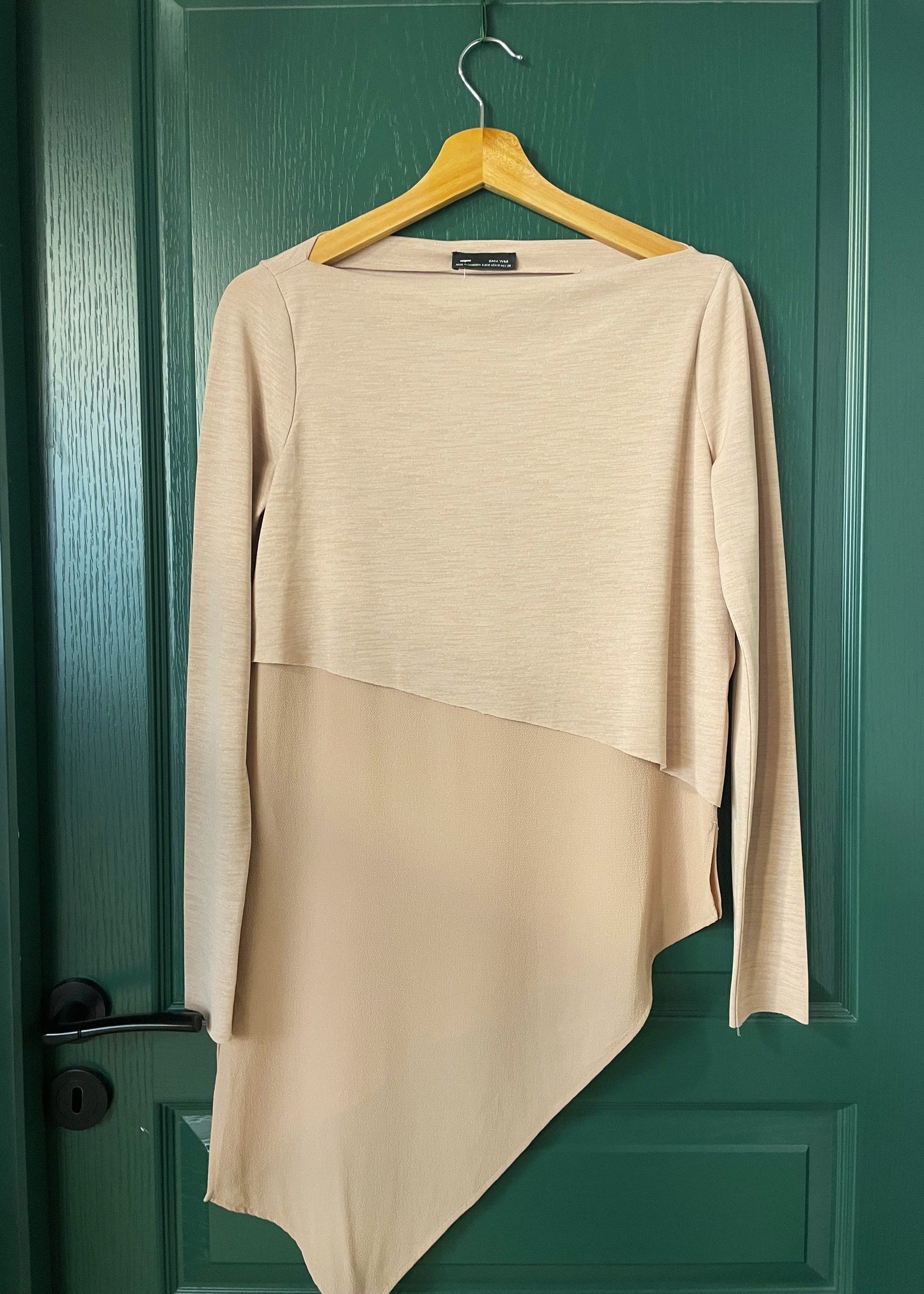 Γυναικεία Μπλούζα ZARA στο χρώμα της Άμμου (Medium)