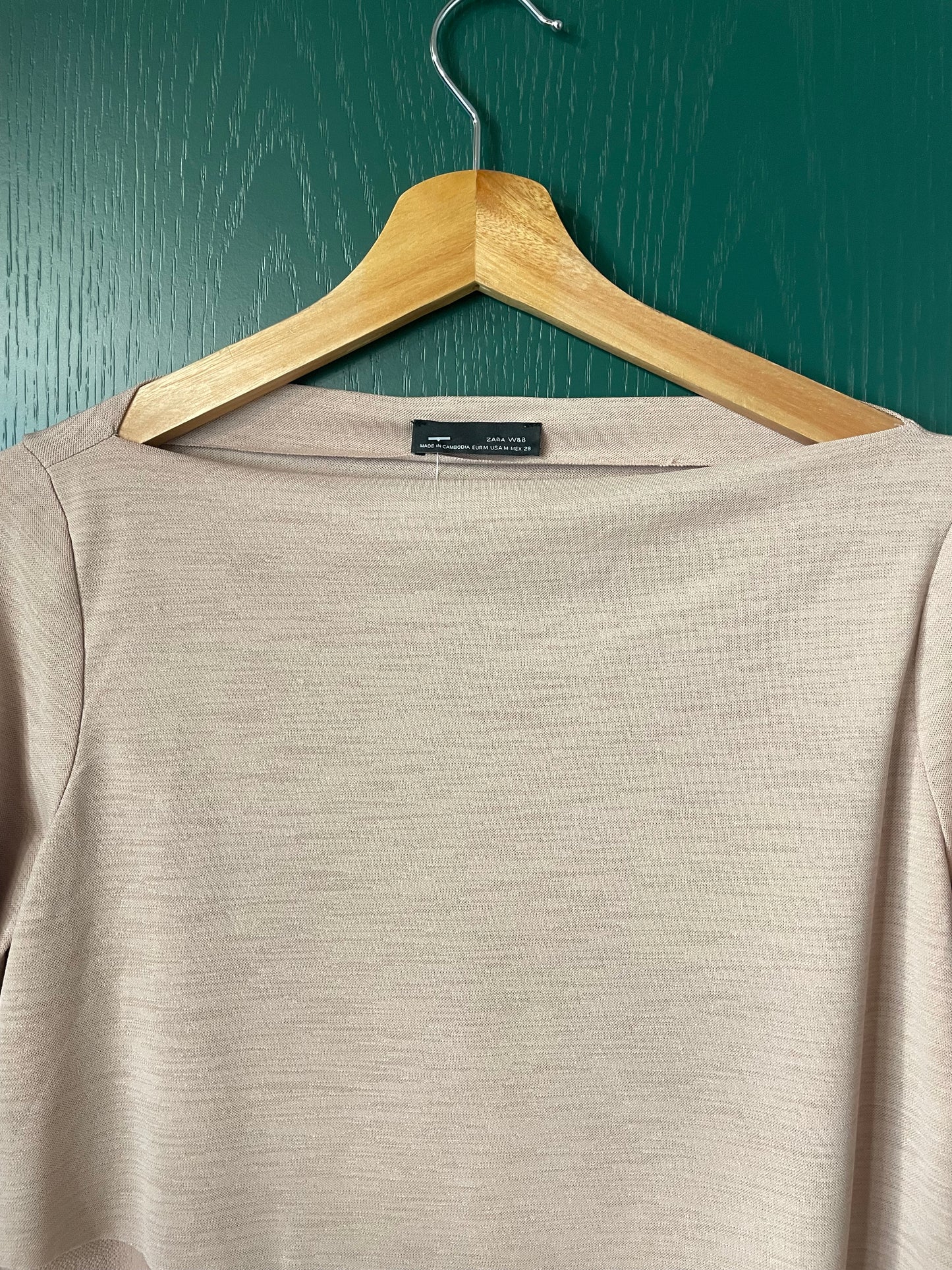 Γυναικεία Μπλούζα ZARA στο χρώμα της Άμμου (Medium)