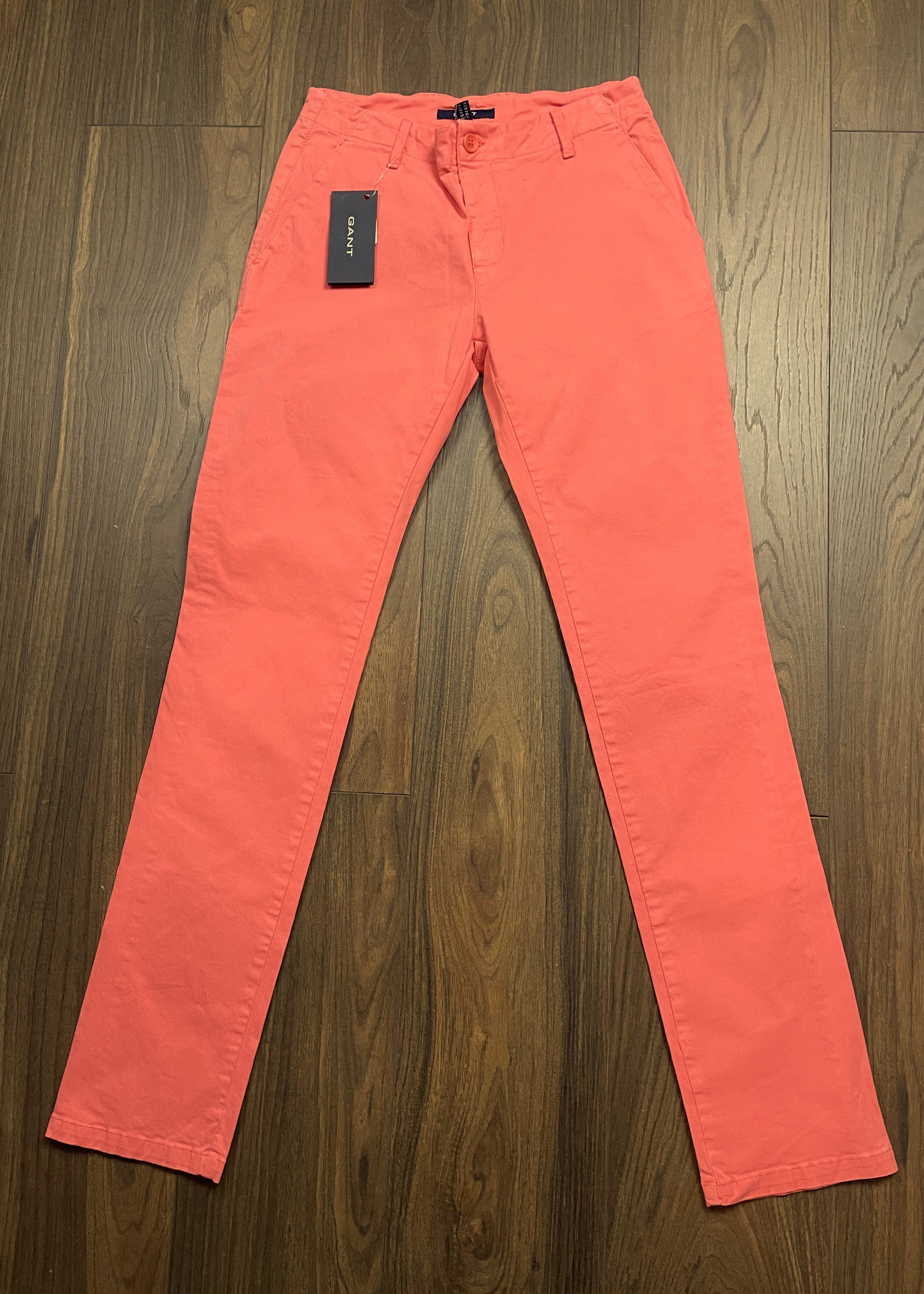 Stock, Γυναικείο Παντελόνι GANT σε Κοραλί χρώμα (Small-36)