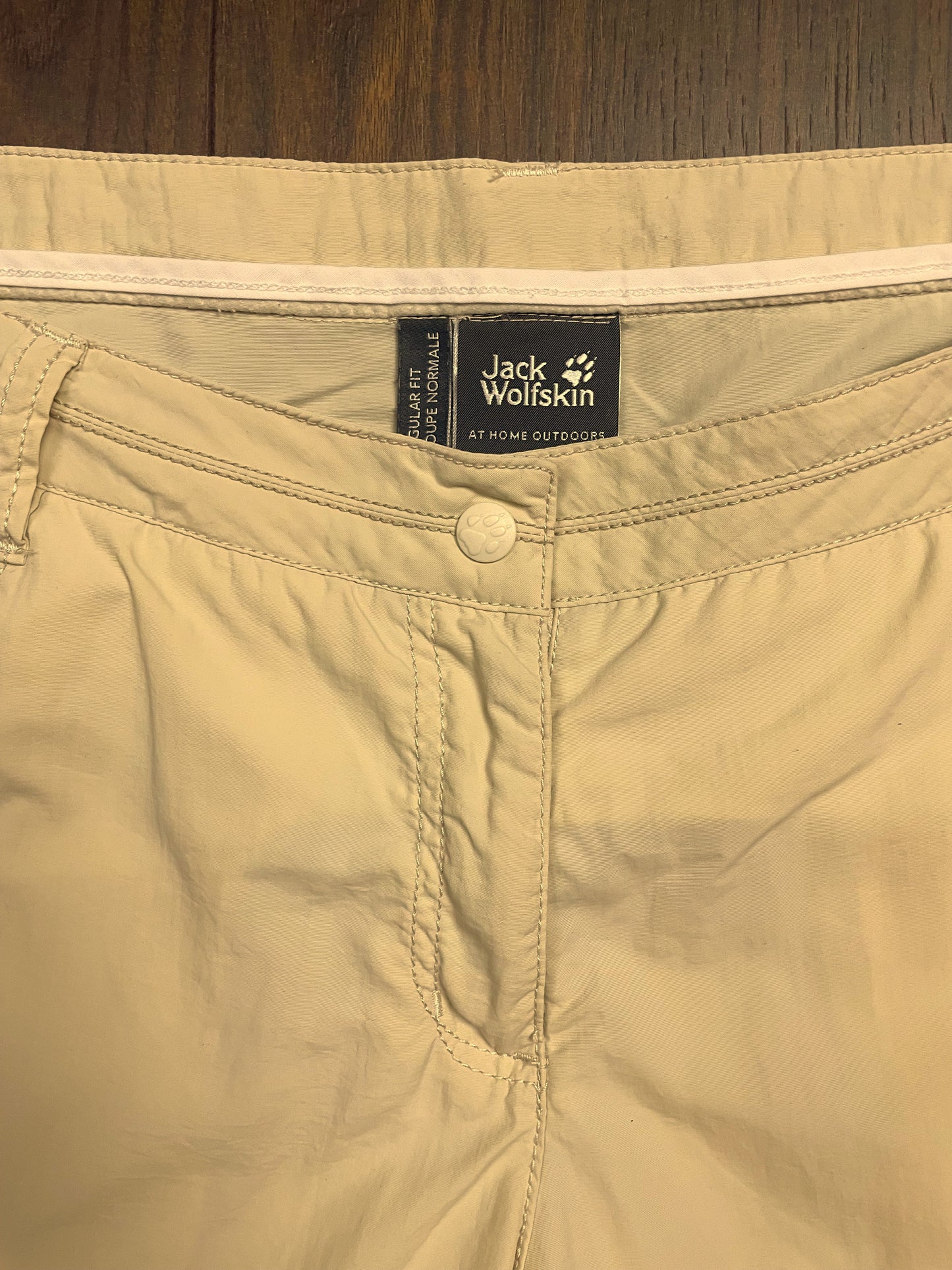 Outdoor, Σπορ Παντελόνι JACK WOLFSKIN με Αποσπώμενα μπατζάκια σε Εκρού χρώμα (XL-44)