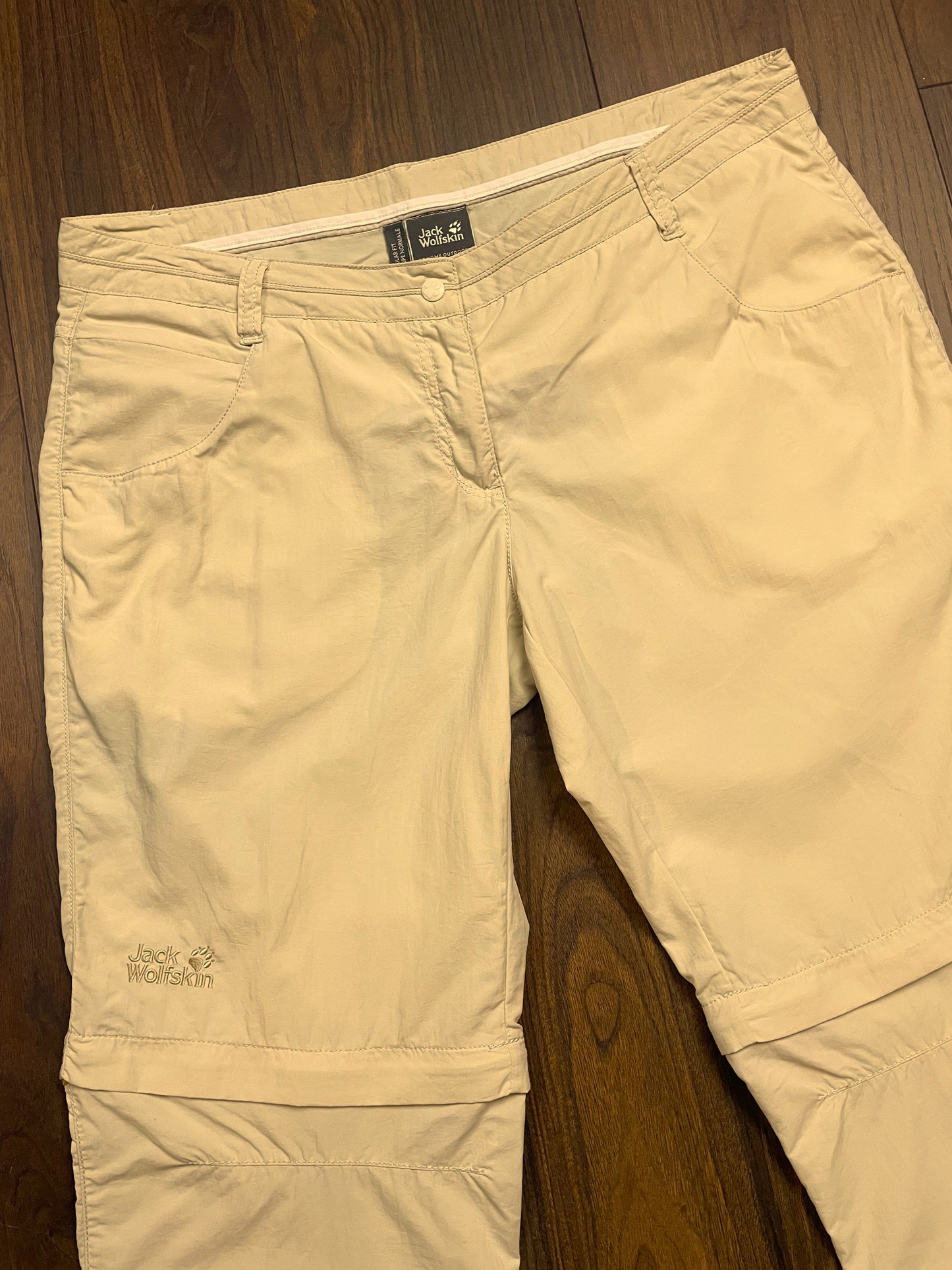 Outdoor, Σπορ Παντελόνι JACK WOLFSKIN με Αποσπώμενα μπατζάκια σε Εκρού χρώμα (XL-44)