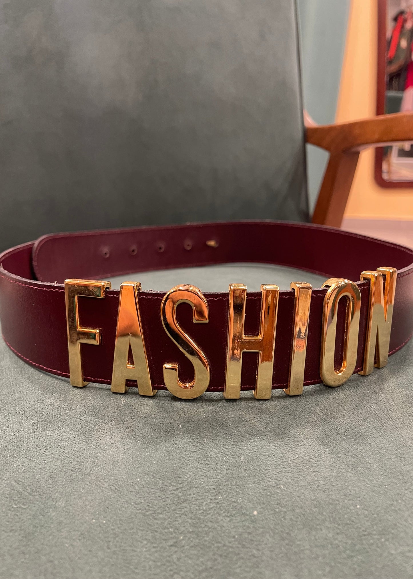 Δερμάτινη Γυναικεία Ζώνη FASHION σε Καφέ χρώμα (Small)