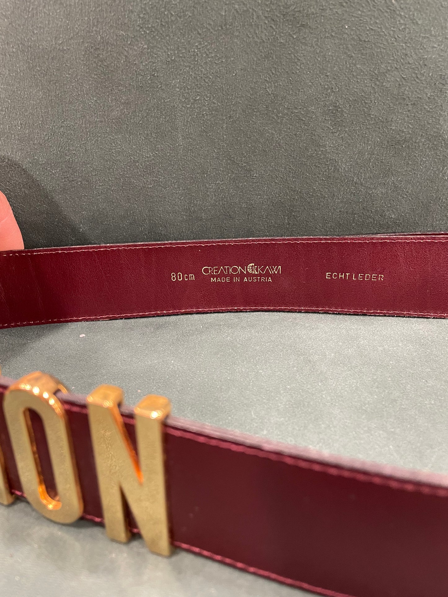 Δερμάτινη Γυναικεία Ζώνη FASHION σε Καφέ χρώμα (Small)