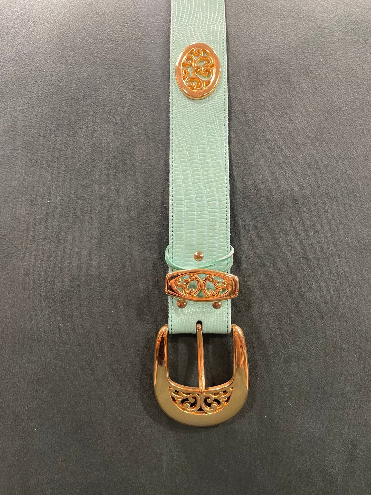 Δερμάτινη Γυναικεία Ζώνη σε Βεραμάν χρώμα (Small)