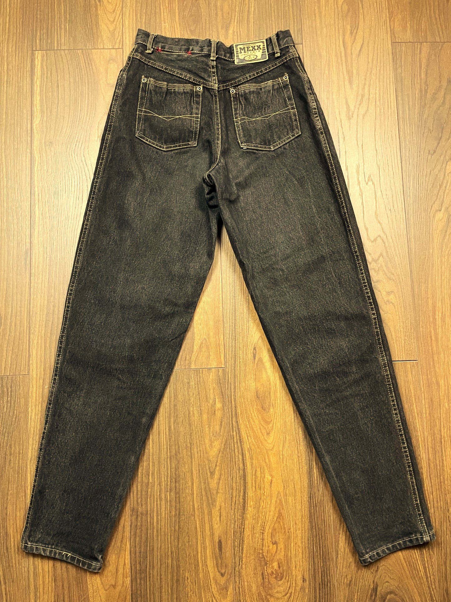 Γυναικείο Τζιν Παντελόνι MEXX Mom Fit σε Σκούρο Γκρι Denim (No 14/164-XS)