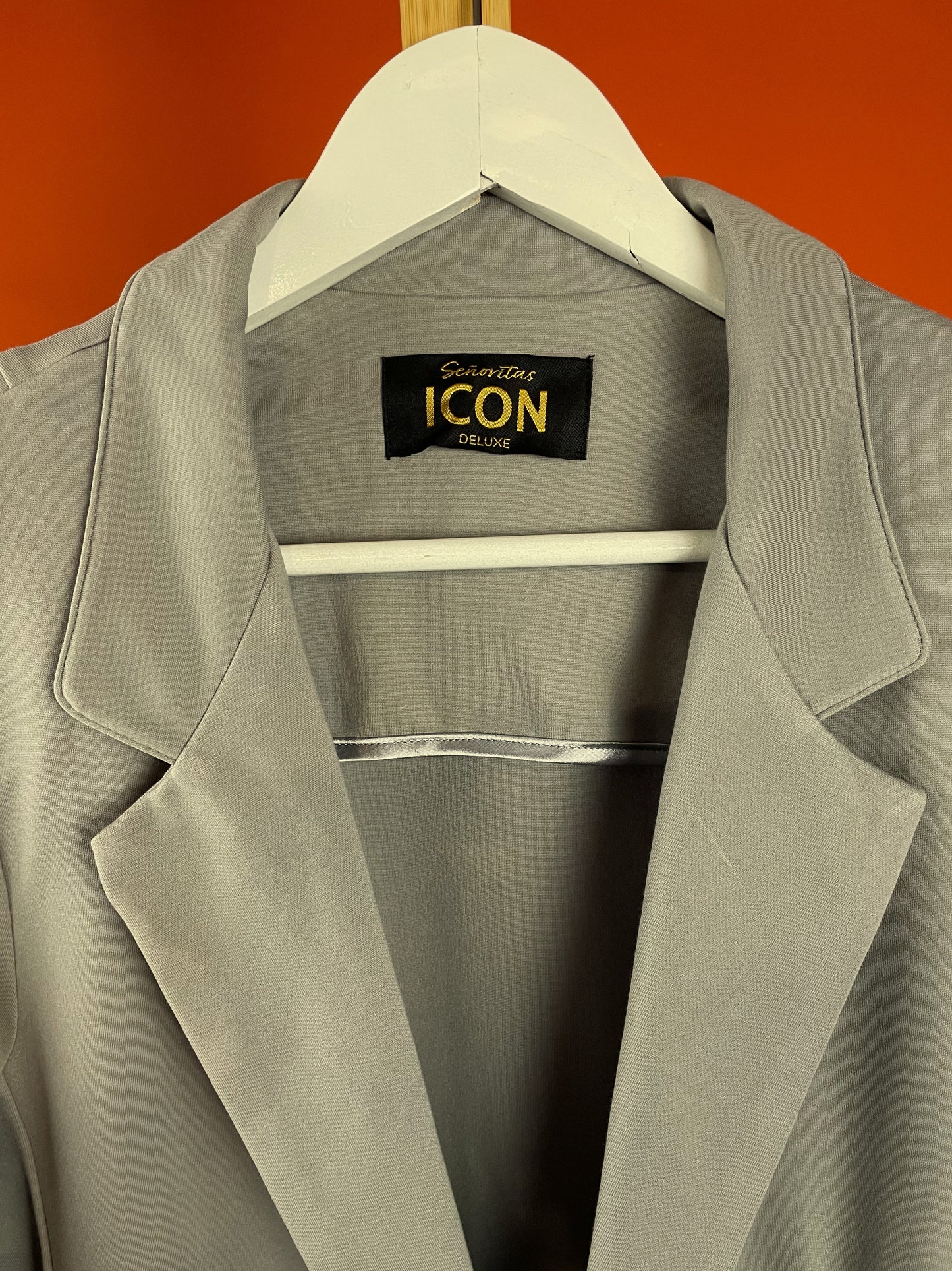 Ελαστικό Γυναικείο Σακάκι SENORITAS ICON DELUXE σε Γκρι χρώμα (Medium)