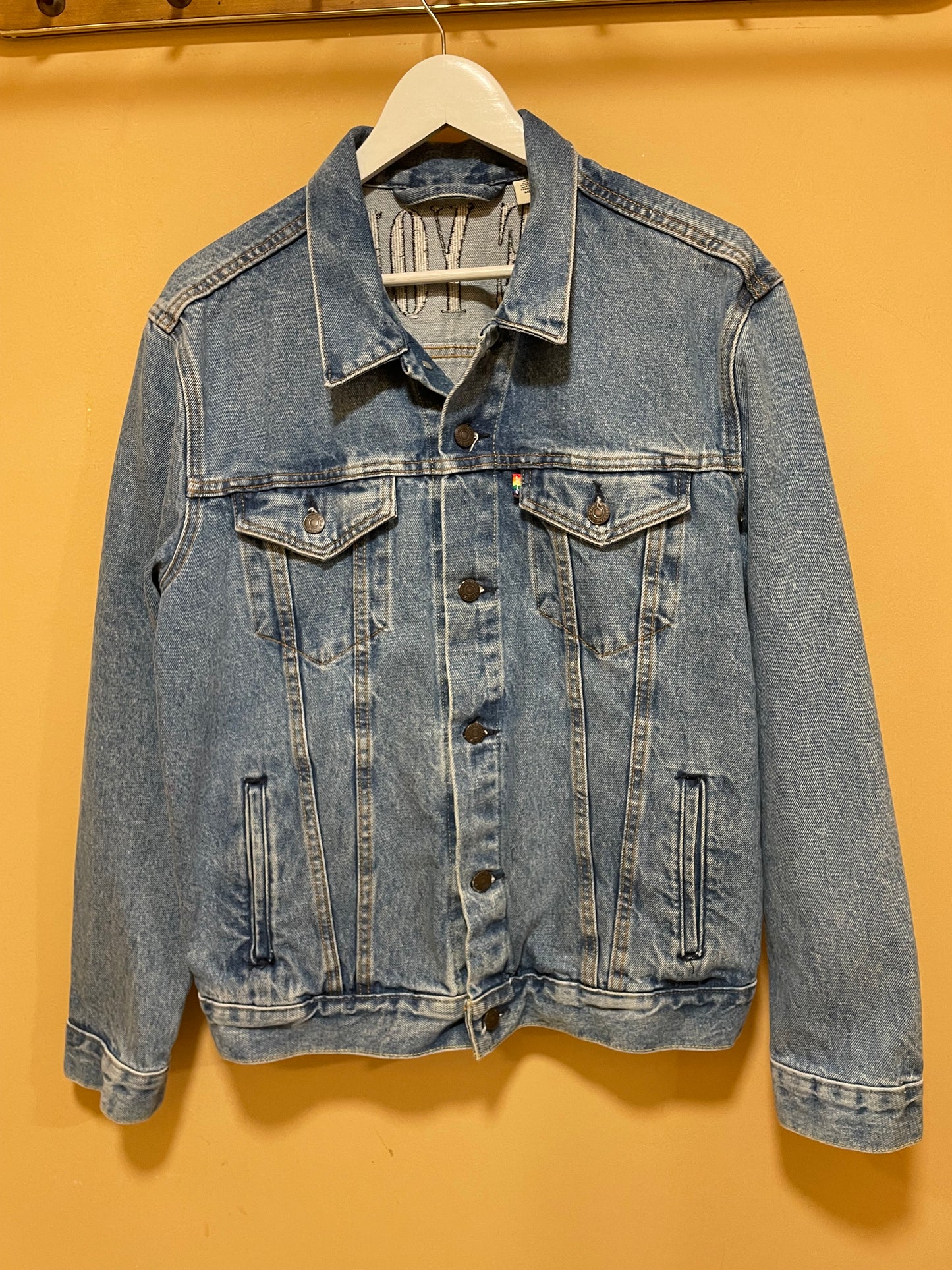 Ανδρικό Τζιν Τζάκετ LEVI'S σε Ξεθωριασμένο Denim (Medium)