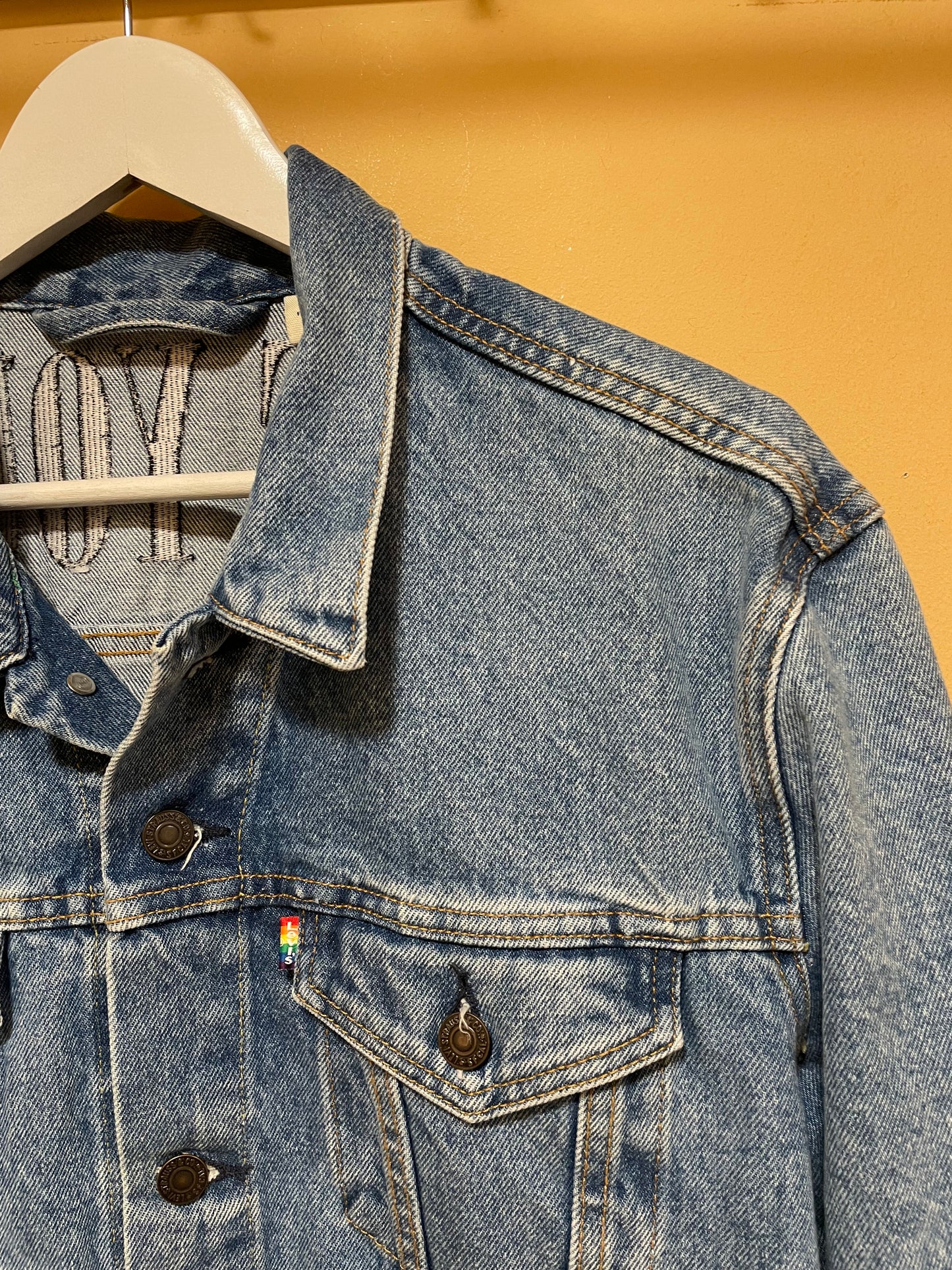 Ανδρικό Τζιν Τζάκετ LEVI'S σε Ξεθωριασμένο Denim (Medium)