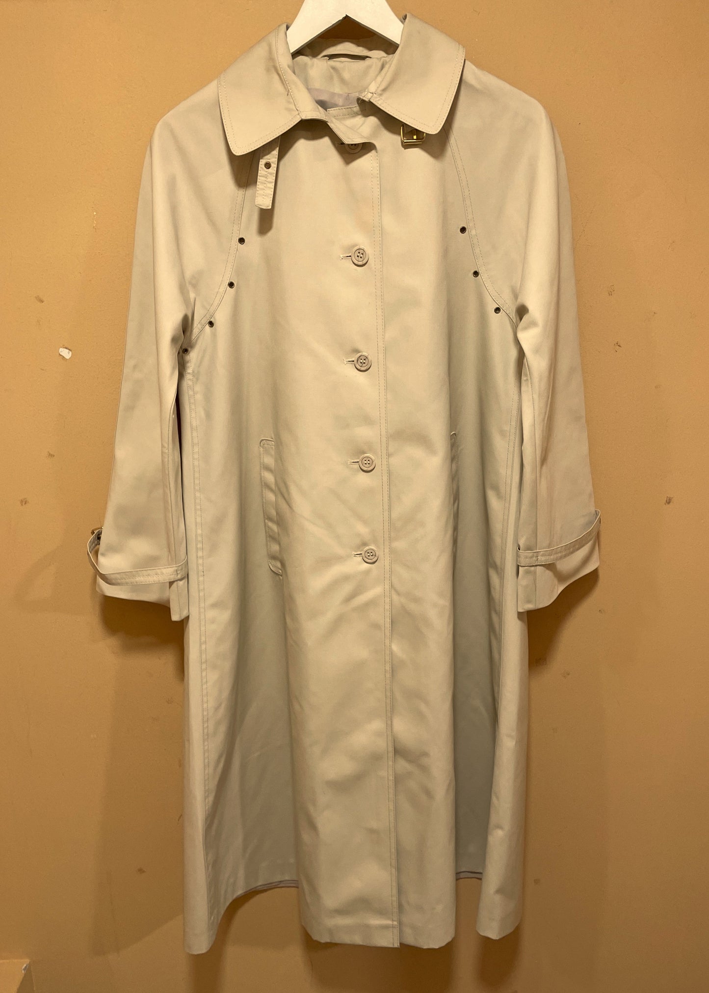 Vintage Γυναικεία Καπαρντίνα σε Μπεζ χρώμα (Small)