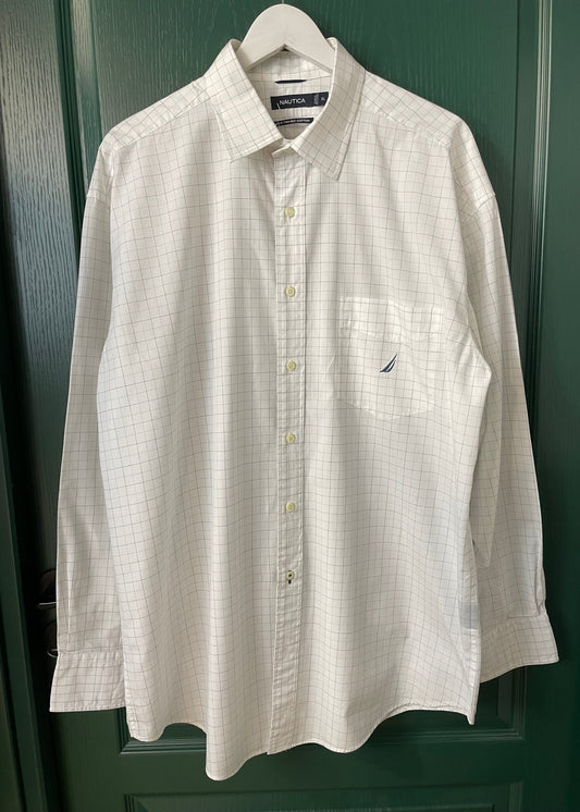 Ανδρικό Πουκάμισο NAUTICA σε Λευκό χρώμα (XL)