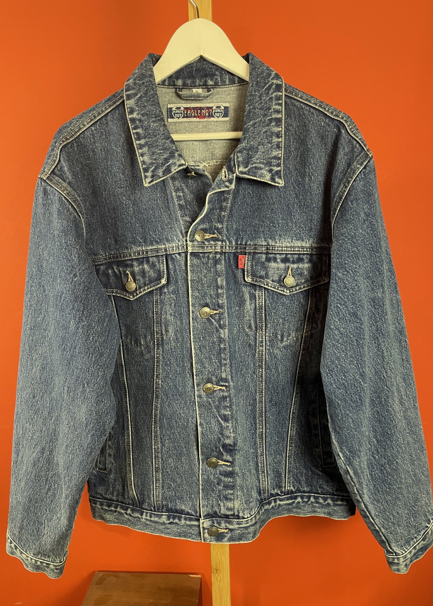 Ανδρικό Τζιν Τζάκετ EAGLE No7 σε Μπλε Denim (XL)