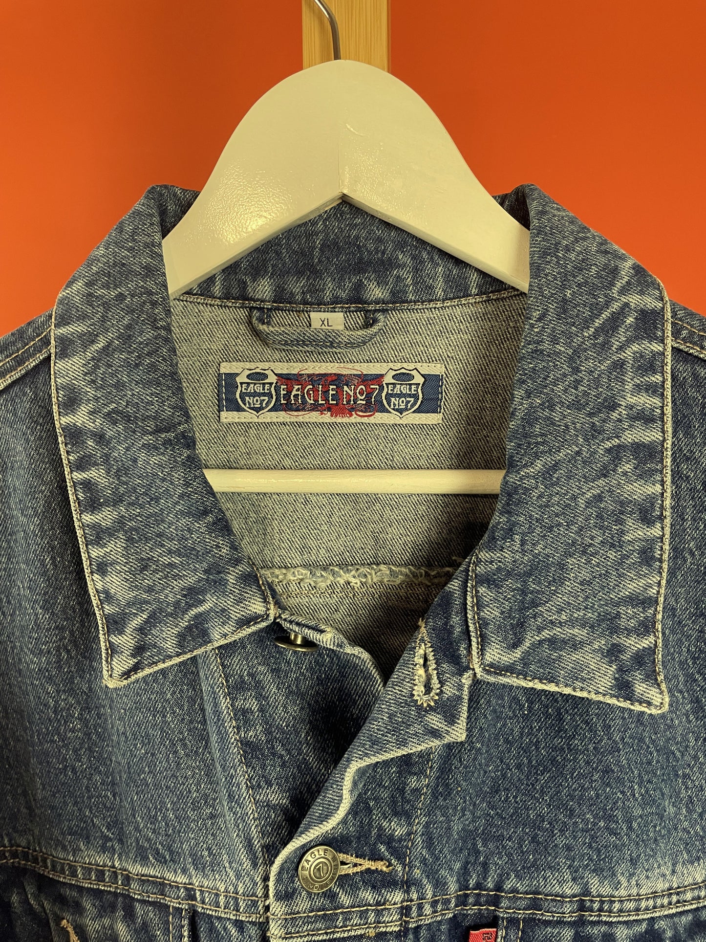 Ανδρικό Τζιν Τζάκετ EAGLE No7 σε Μπλε Denim (XL)