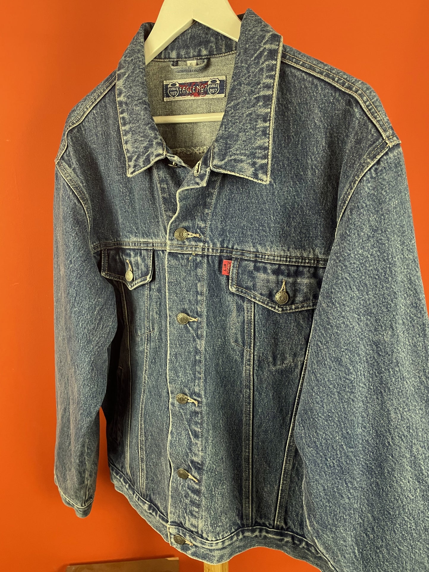 Ανδρικό Τζιν Τζάκετ EAGLE No7 σε Μπλε Denim (XL)