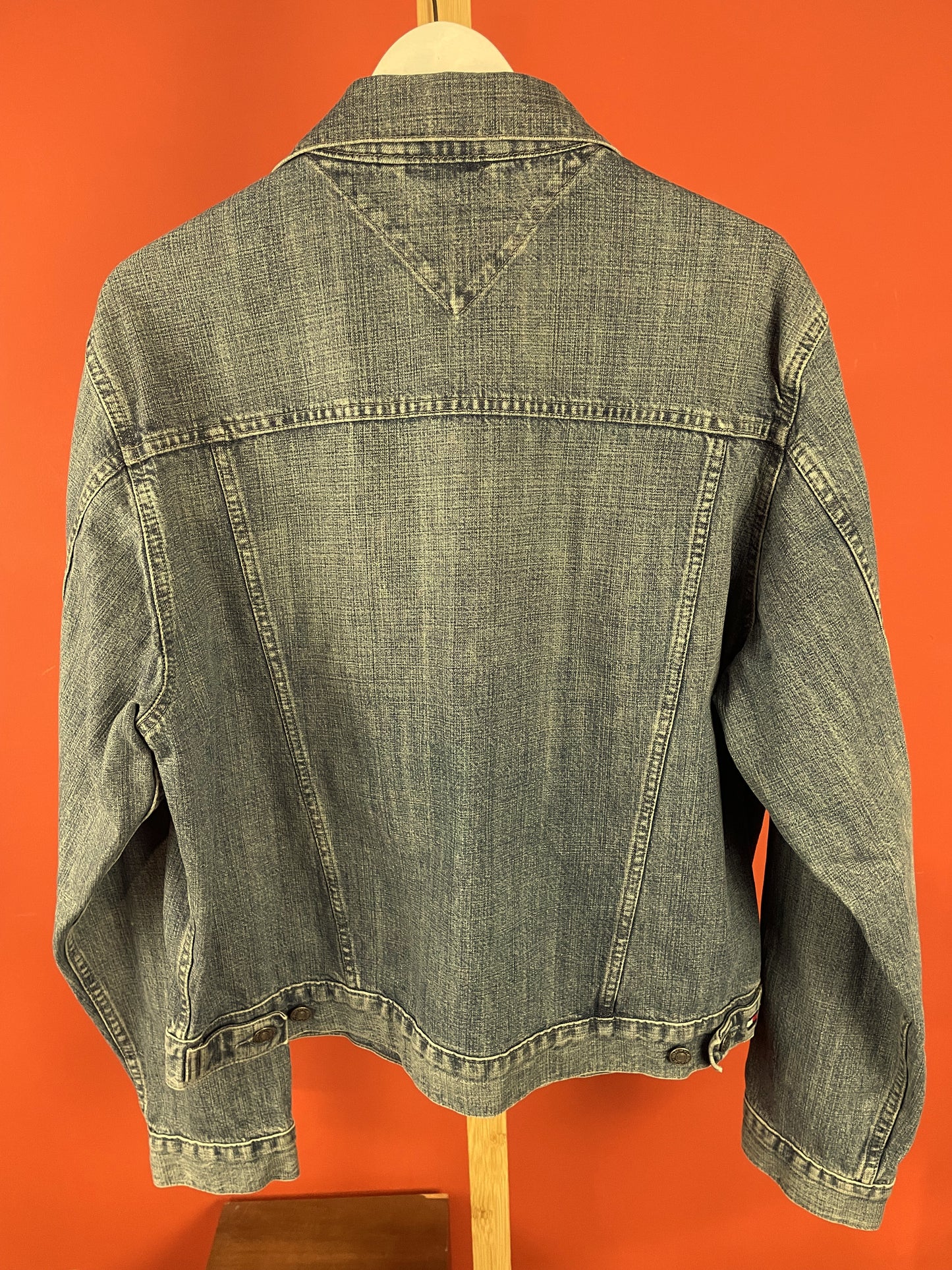 Ανδρικό Τζιν Τζάκετ TOMMY HILFIGER σε Ξεθωριασμένο Denim (Large)