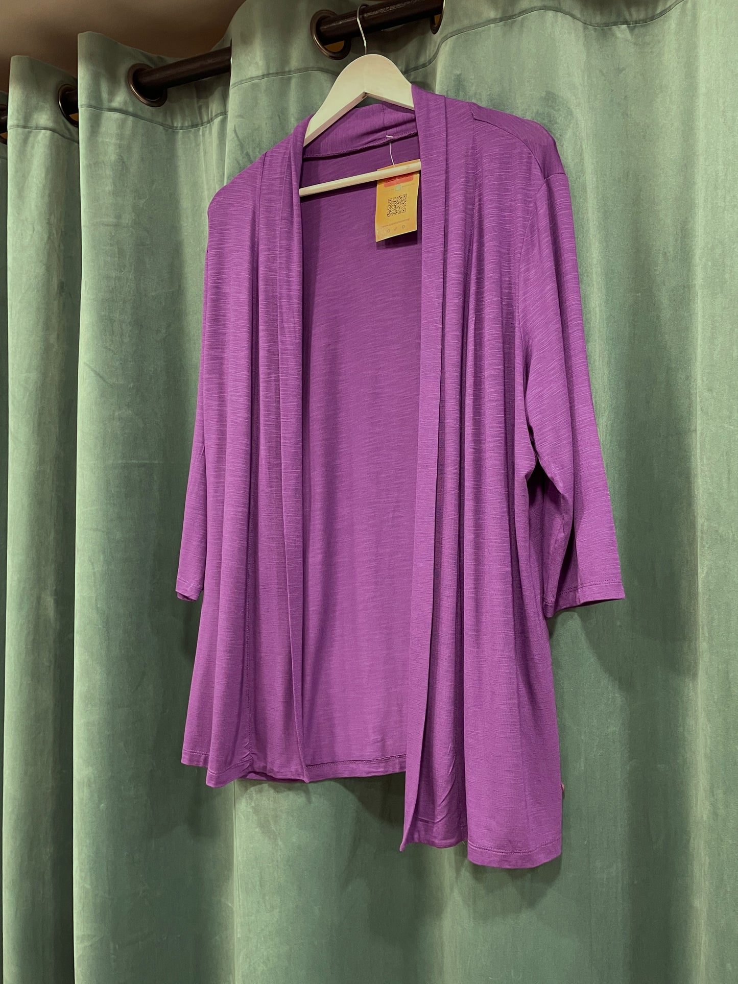 Stock, Ελαφριά Γυναικεία Ζακέτα από Βισκόζη BONITA σε Μωβ χρώμα (XL)