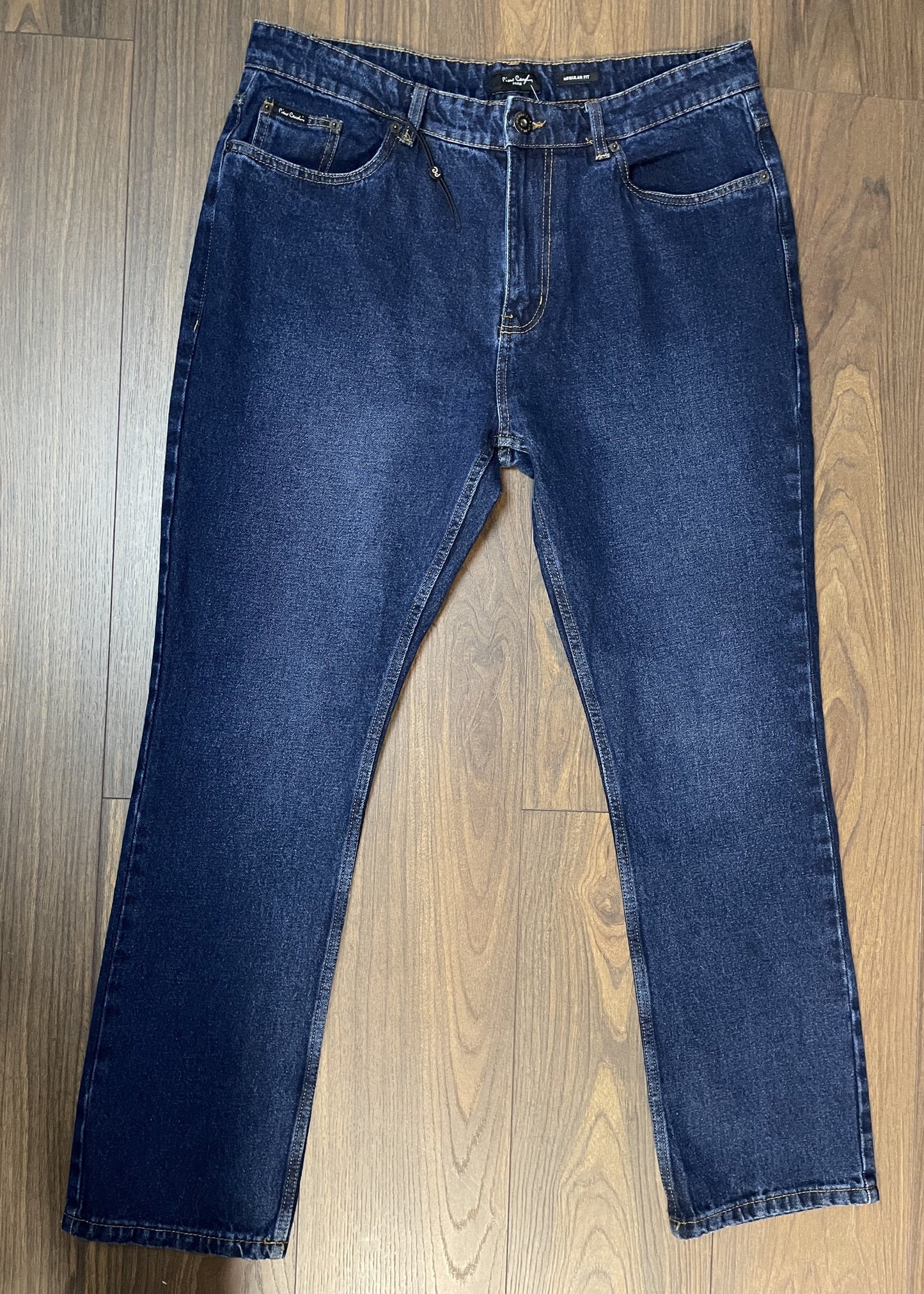 Stock, Aνδρικό Τζιν Παντελόνι PIERRE CARDIN PARIS σε Κλασικό Denim σε Σκούρο Μπλε χρώμα (No 38R)