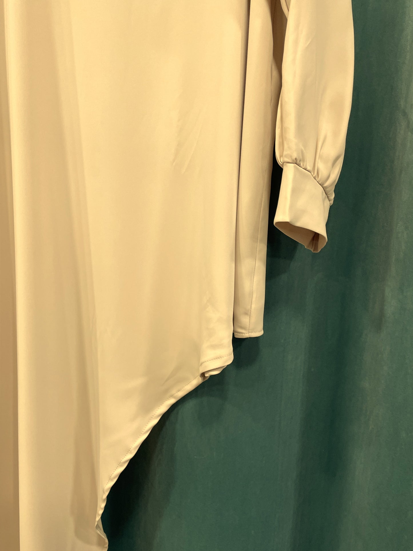 Χυτό Μπλουζοφόρεμα σε Μπεζ χρώμα (L/XL)