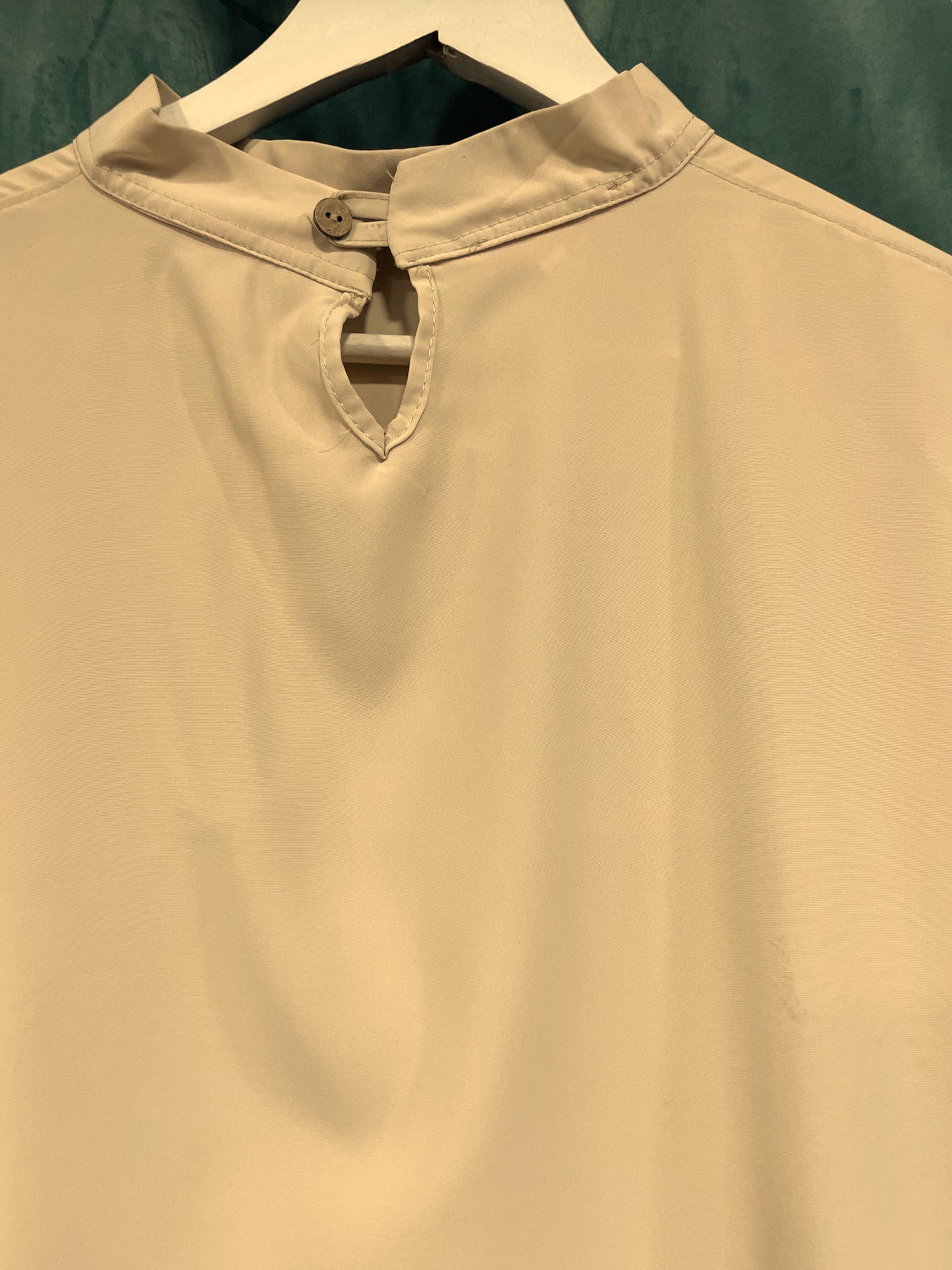 Χυτό Μπλουζοφόρεμα σε Μπεζ χρώμα (L/XL)