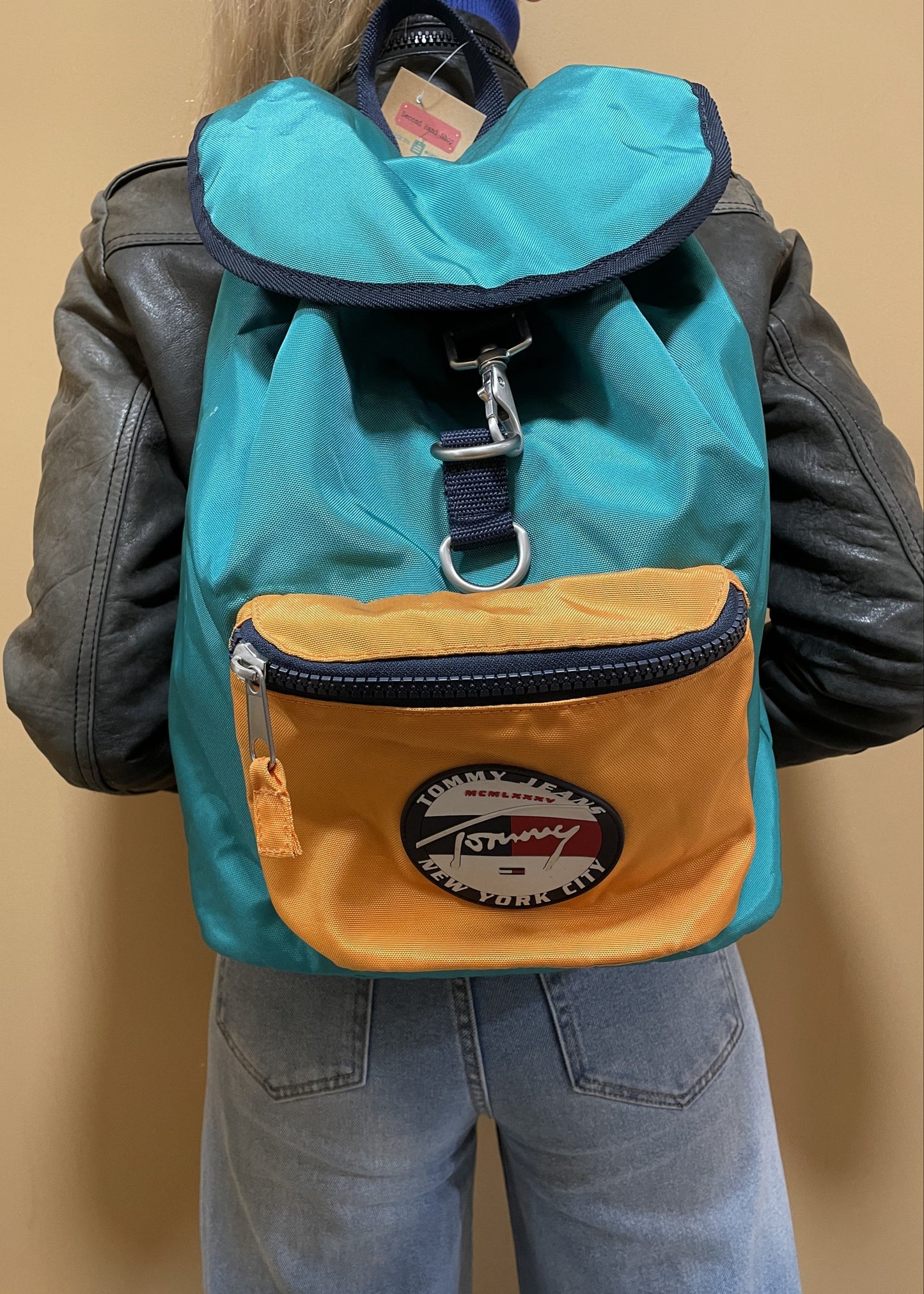 Backpack - Τσάντα Πλάτης TOMMY HILFIGER Jeans σε Βεραμάν χρώμα