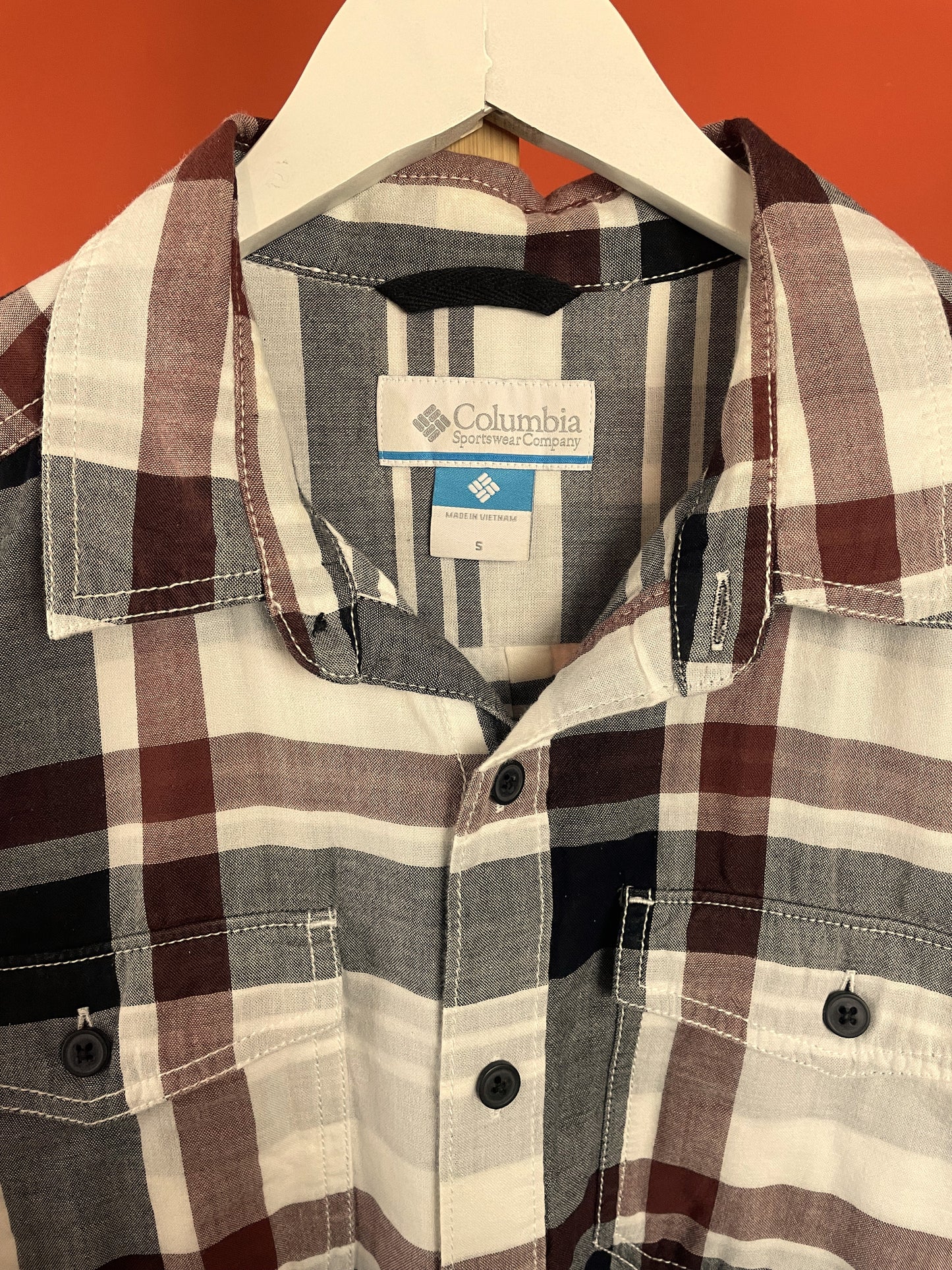 Βαμβακερό, Καρό Ανδρικό Πουκάμισο COLUMBIA (Small)