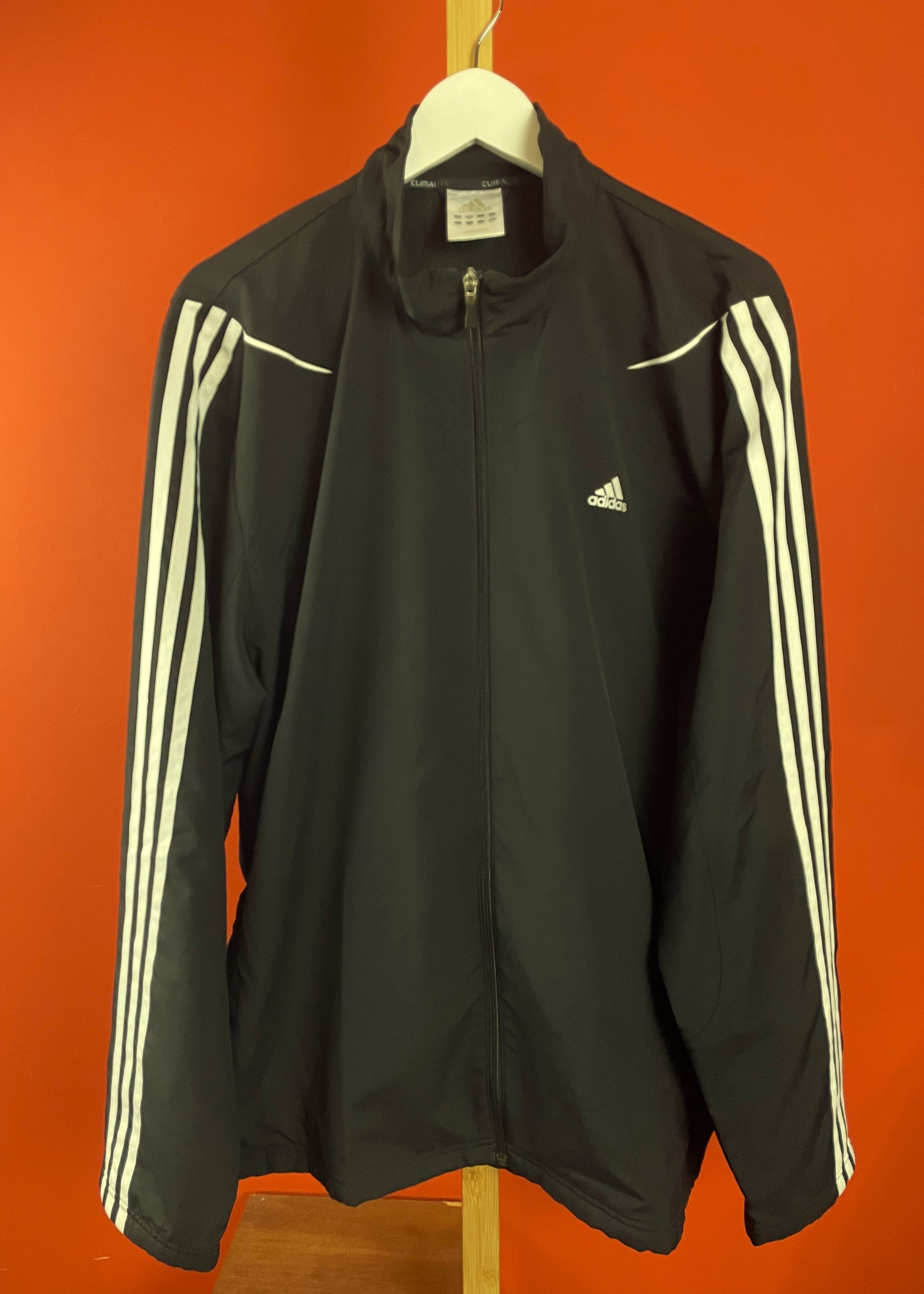 Ανδρική Αθλητική Ζακέτα ADIDAS σε Μαύρο χρώμα (XL)