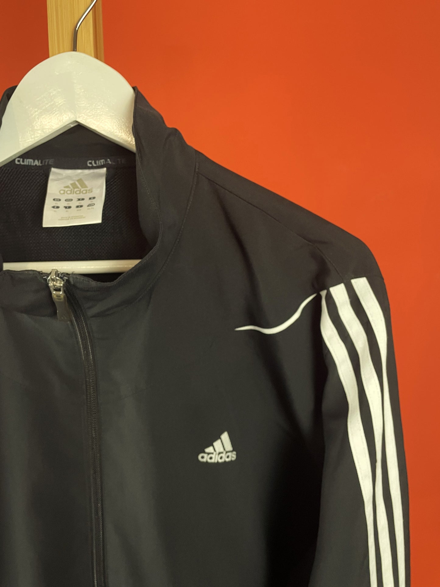 Ανδρική Αθλητική Ζακέτα ADIDAS σε Μαύρο χρώμα (XL)