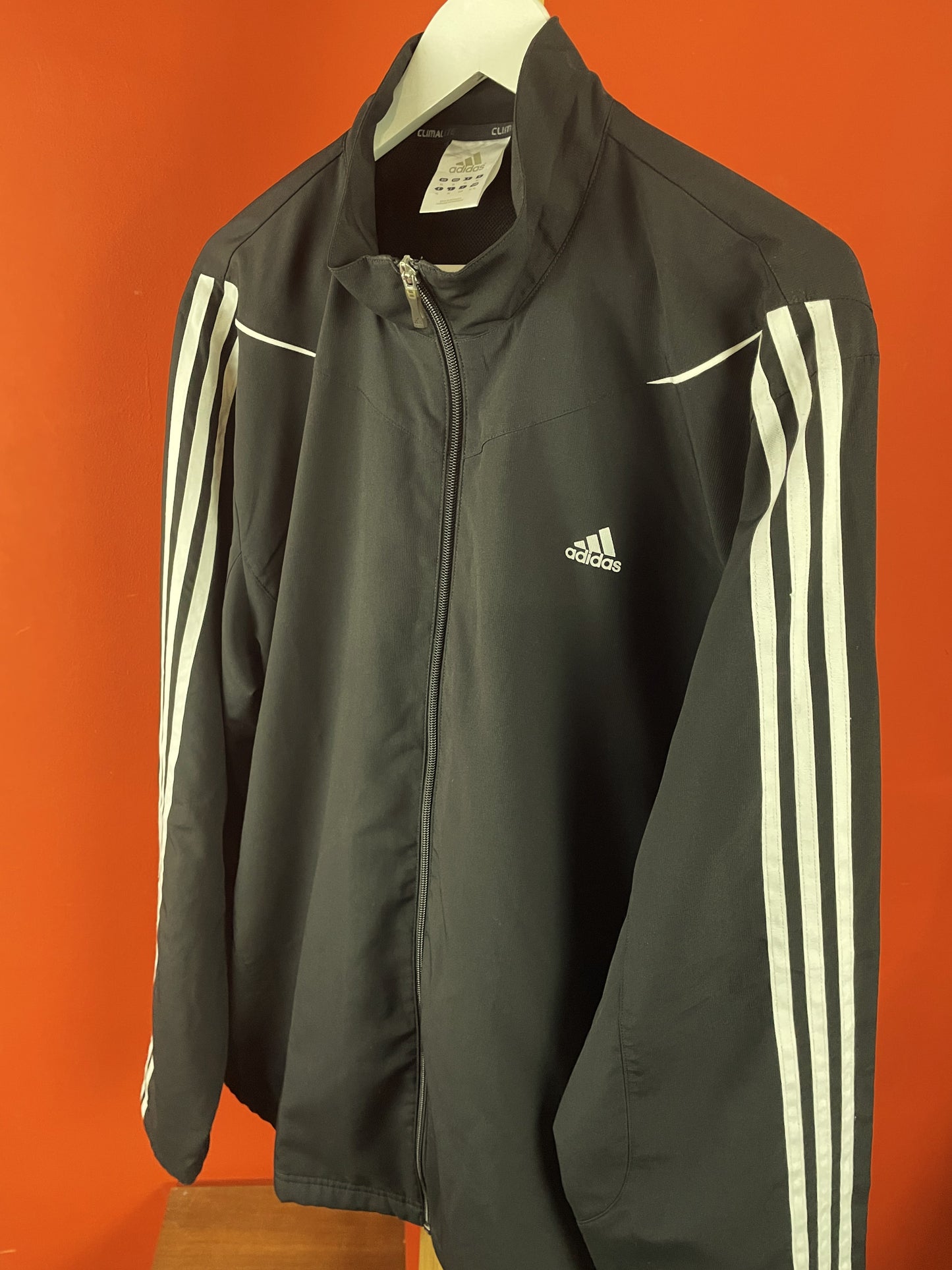 Ανδρική Αθλητική Ζακέτα ADIDAS σε Μαύρο χρώμα (XL)