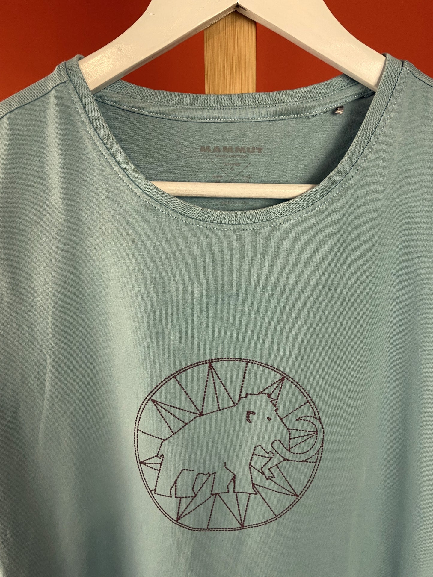 Γυναικείο T-Shirt MAMMUT σε Dirty Βεραμάν (Medium)