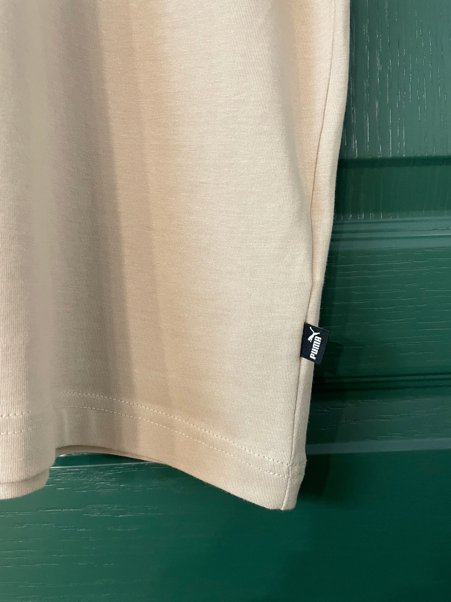 Stock, Κοντομάνικη Ανδρική Μπλούζα - T-Shirt PUMA σε Μπεζ χρώμα (XL)