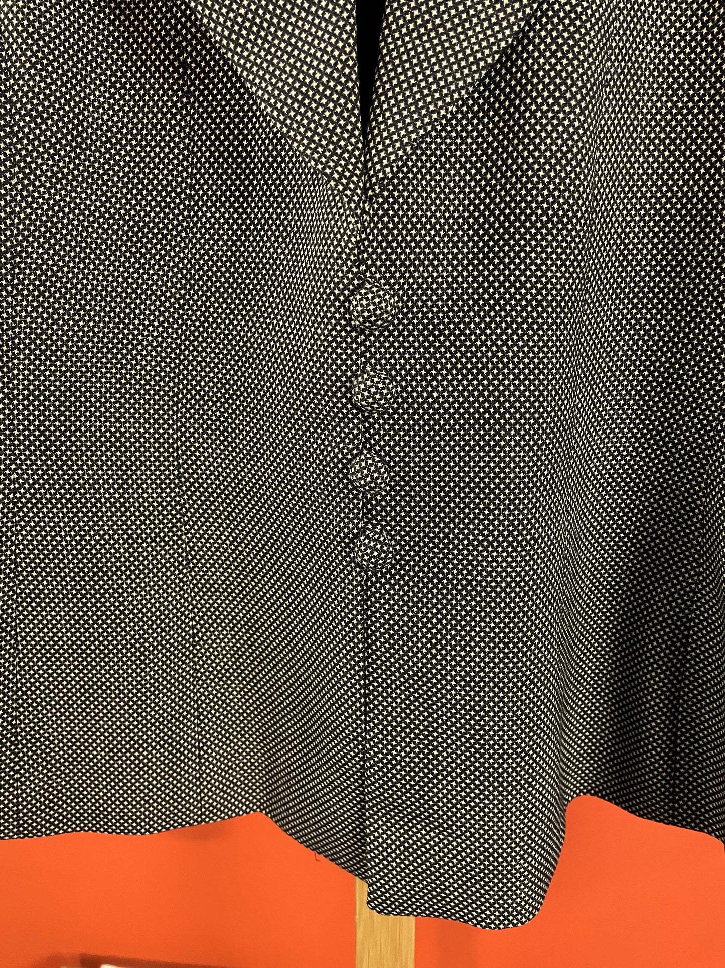 Premium Vintage, Γυναικείο Σακάκι ANTONETTE σε Μαυρόασπρο χρώμα (S/M)